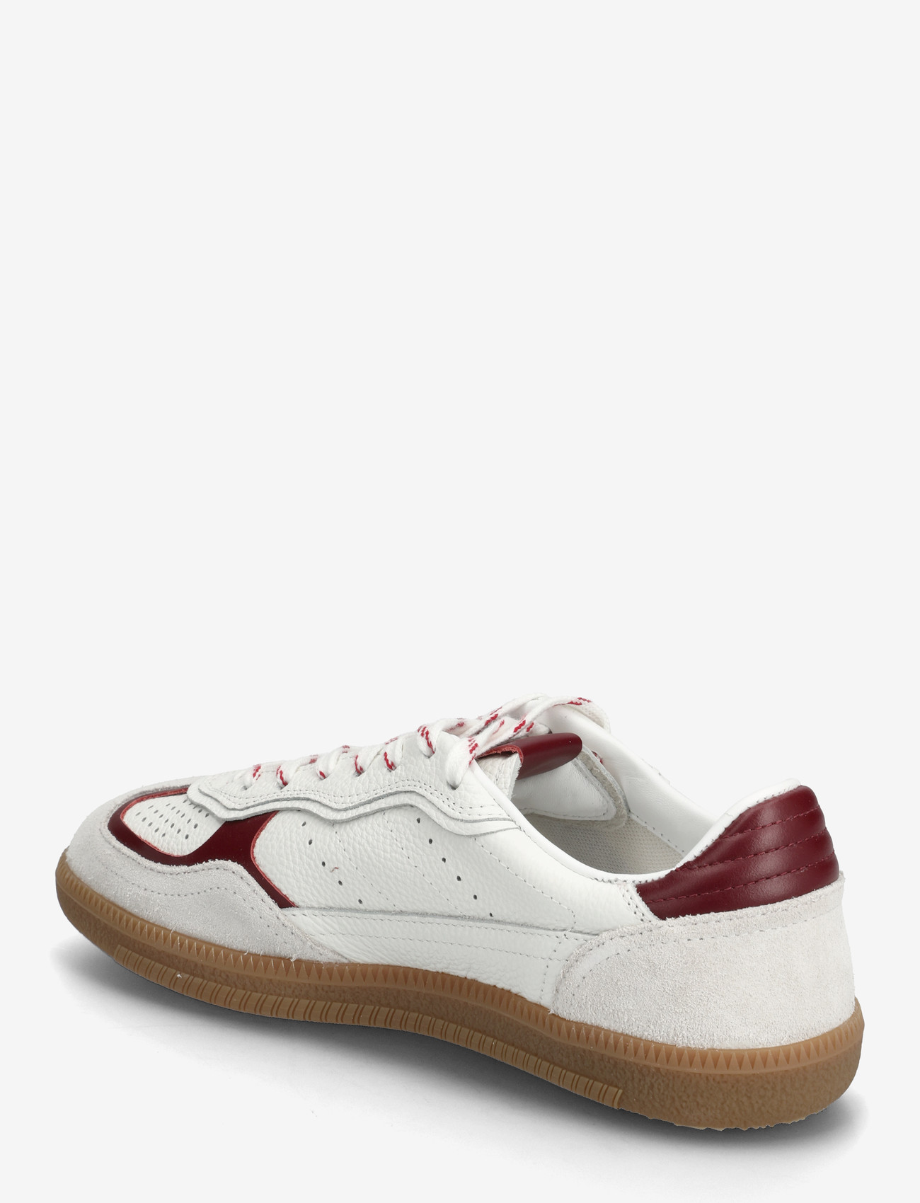 ALOHAS - Tb.490 Rife Grain Black & White Leather Sneakers - konfirmationstøj - white - 2