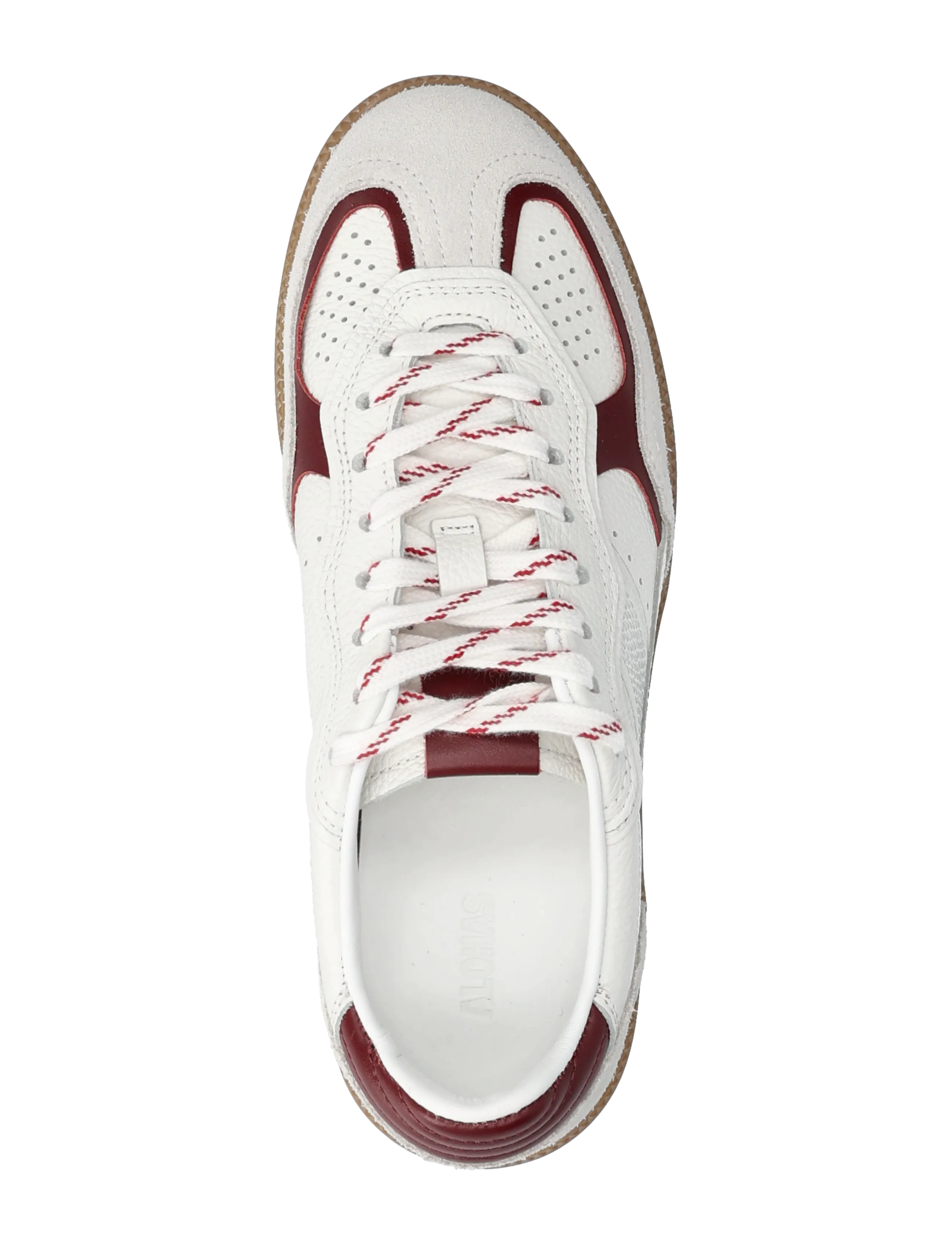 ALOHAS - Tb.490 Rife Grain Leather Sneakers - konfirmation - white - 3