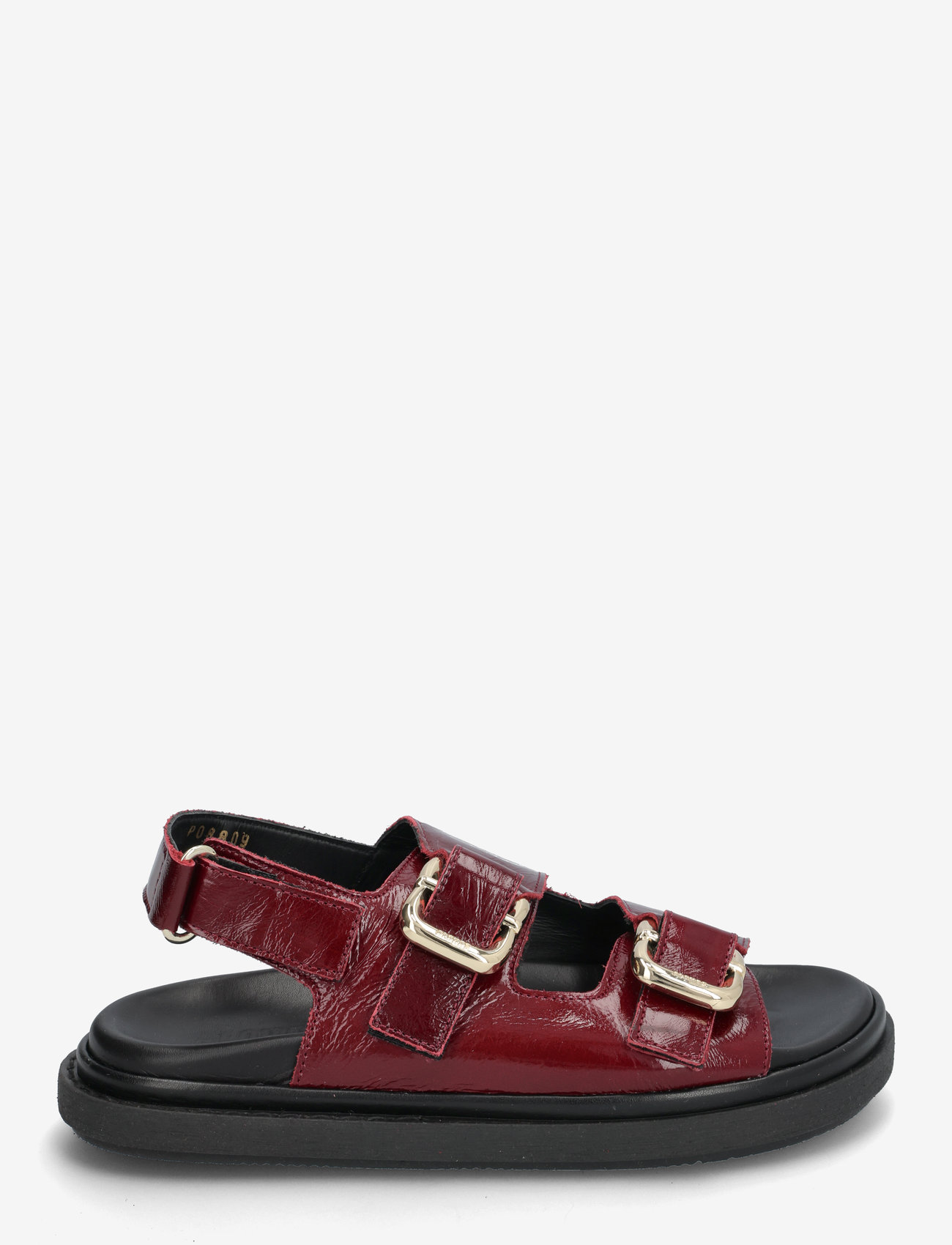 ALOHAS - Harper Onix Leather Sandals - flat sandals - onix burgundy - 1