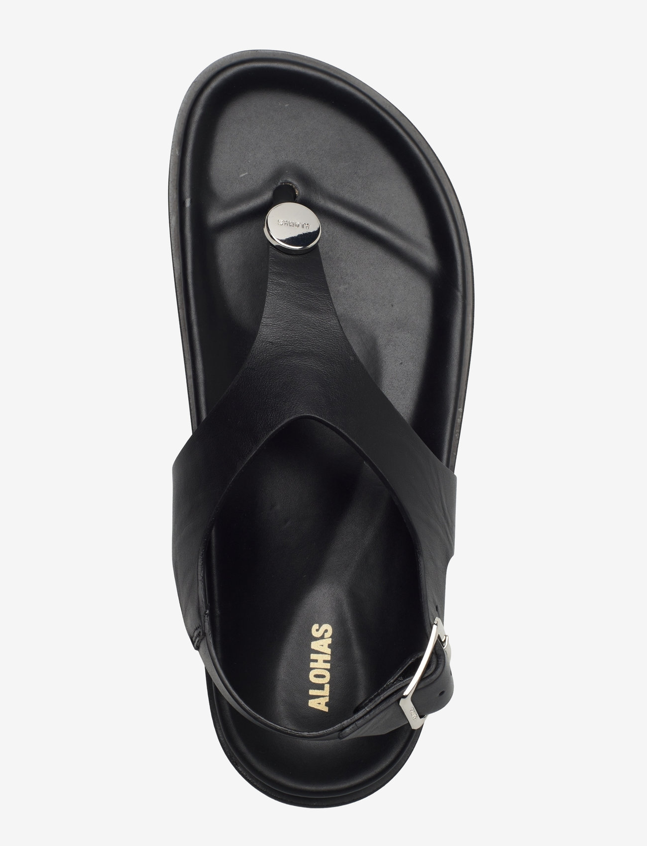 ALOHAS - Harbor Leather Sandals - flache sandalen - black - 3