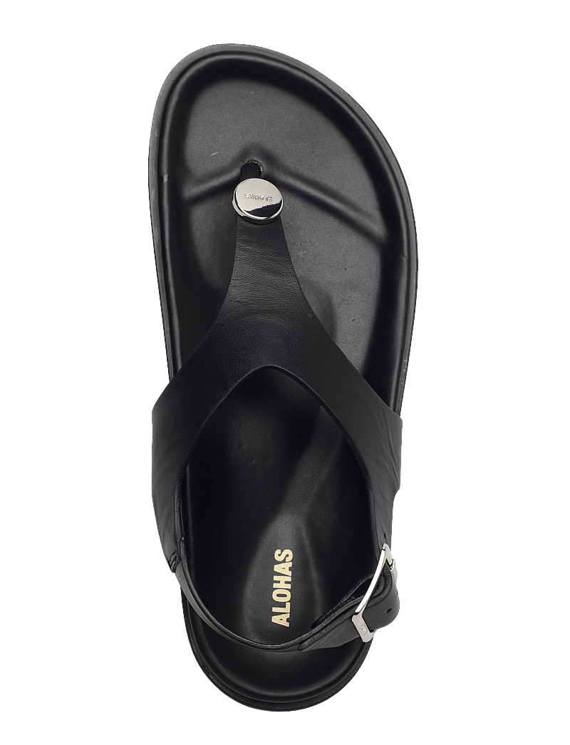 ALOHAS - Harbor Leather Sandals - flache sandalen - black - 3