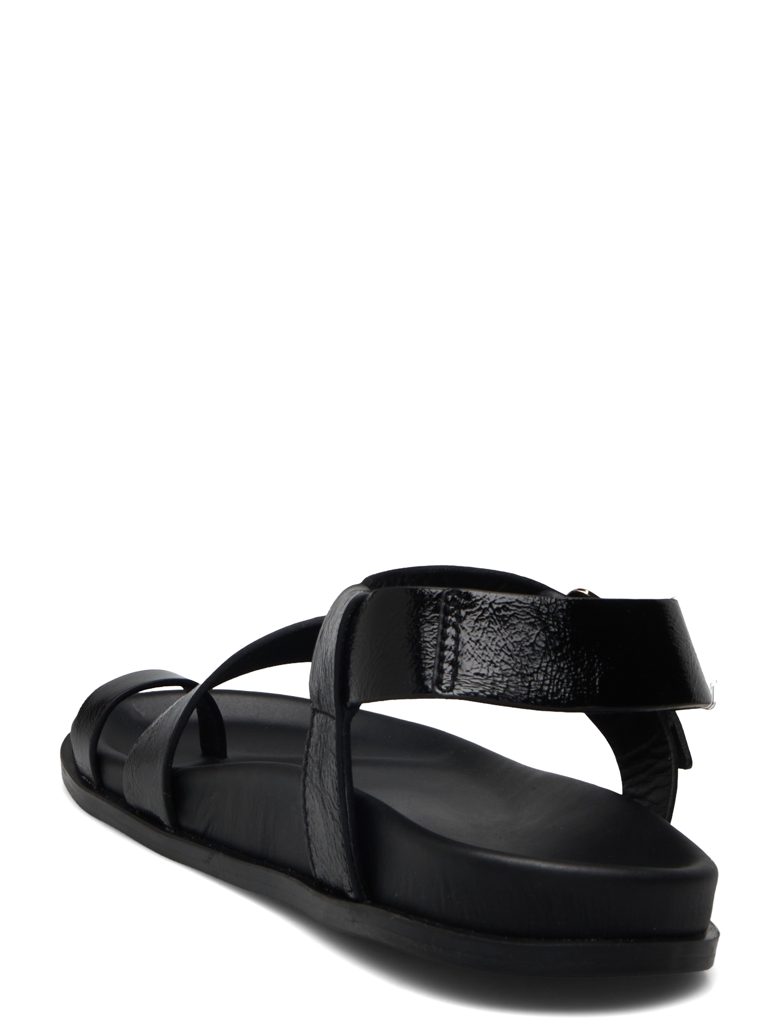 ALOHAS - Siren Leather Sandals - flatir sandalar - onix black - 2