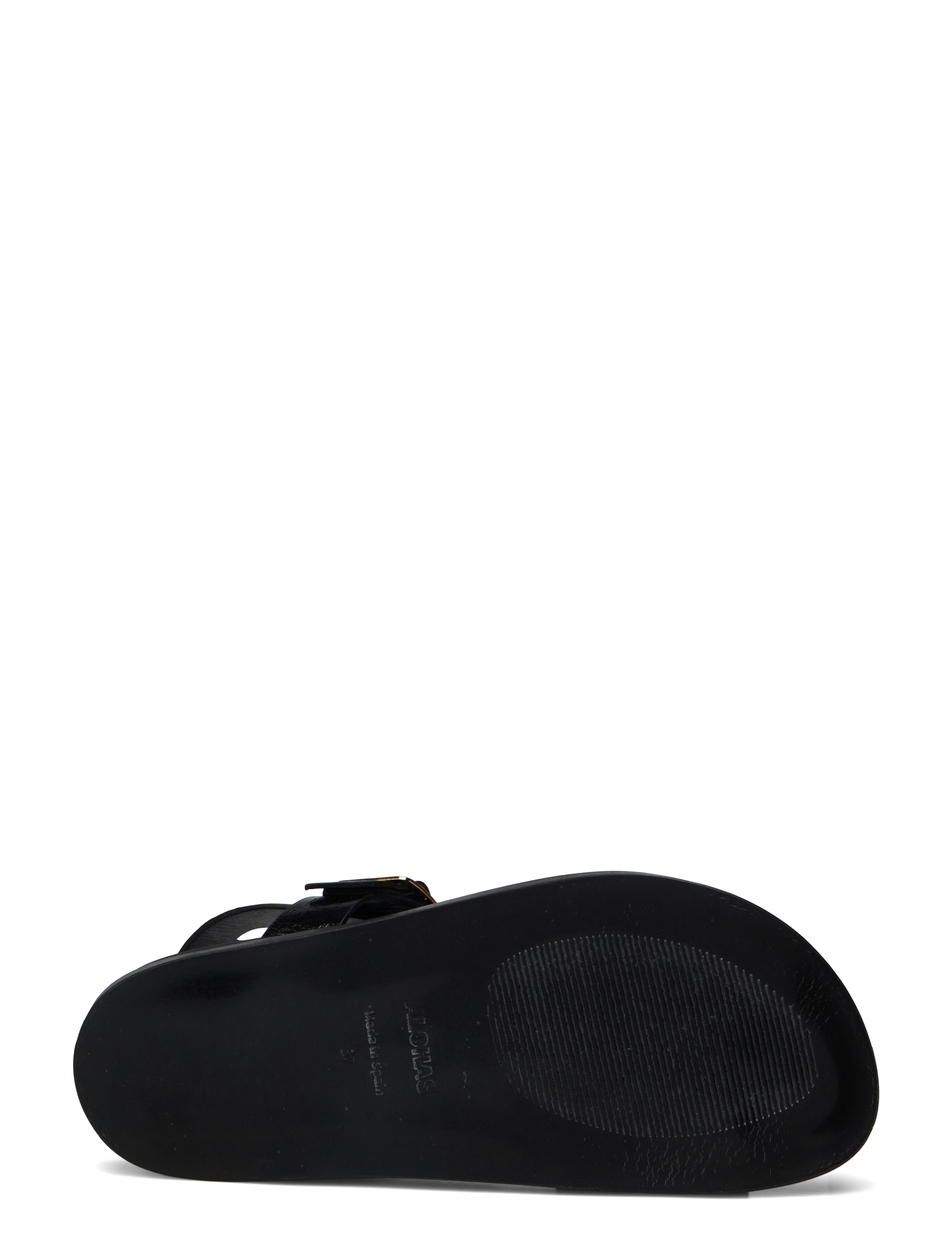 ALOHAS - Siren Leather Sandals - flatir sandalar - onix black - 4