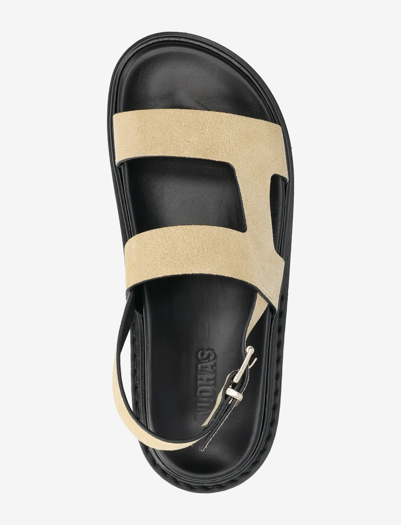 ALOHAS - Lorelei Suede Leather Sandals - flache sandalen - beige - 3