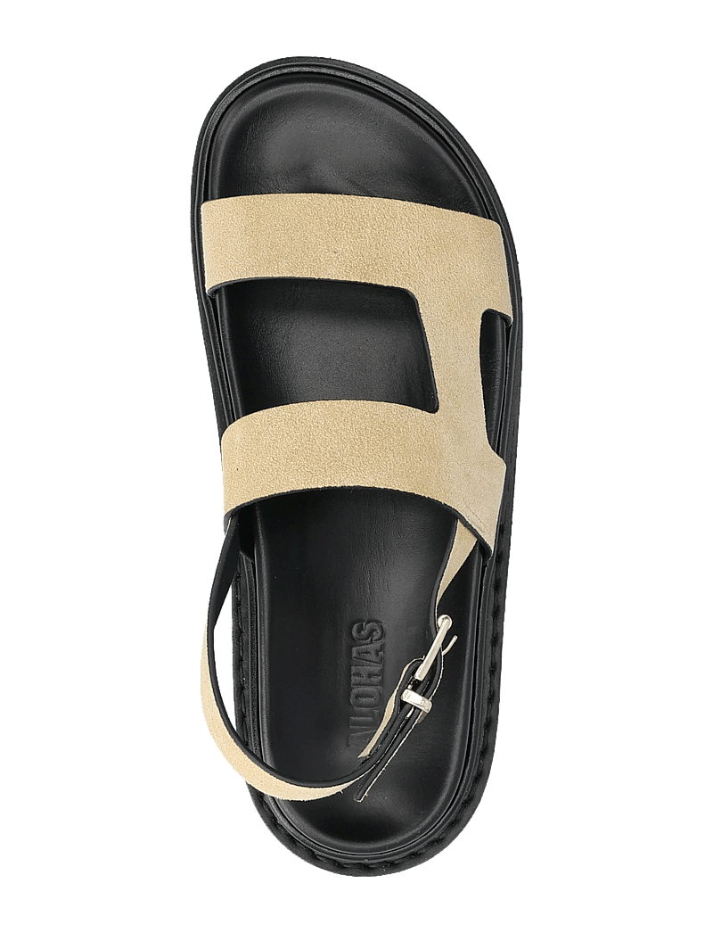 ALOHAS - Lorelei Suede Leather Sandals - flache sandalen - beige - 3