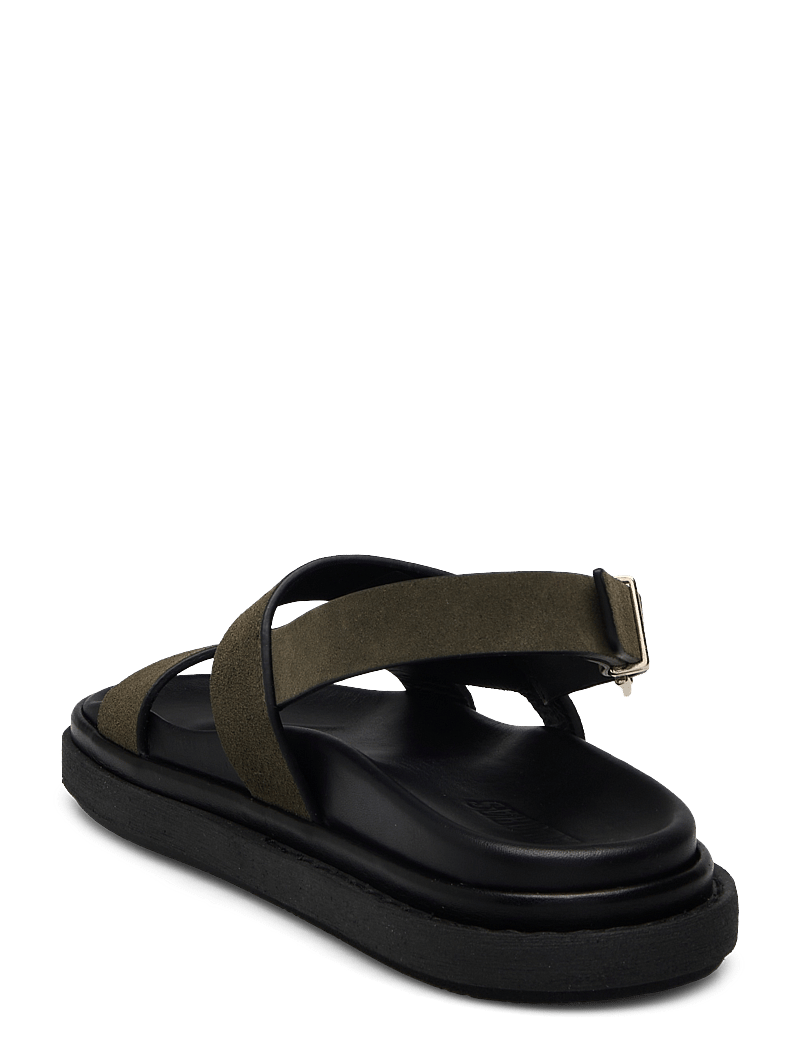 ALOHAS - Lorelei Suede Leather Sandals - flache sandalen - suede khaki - 2