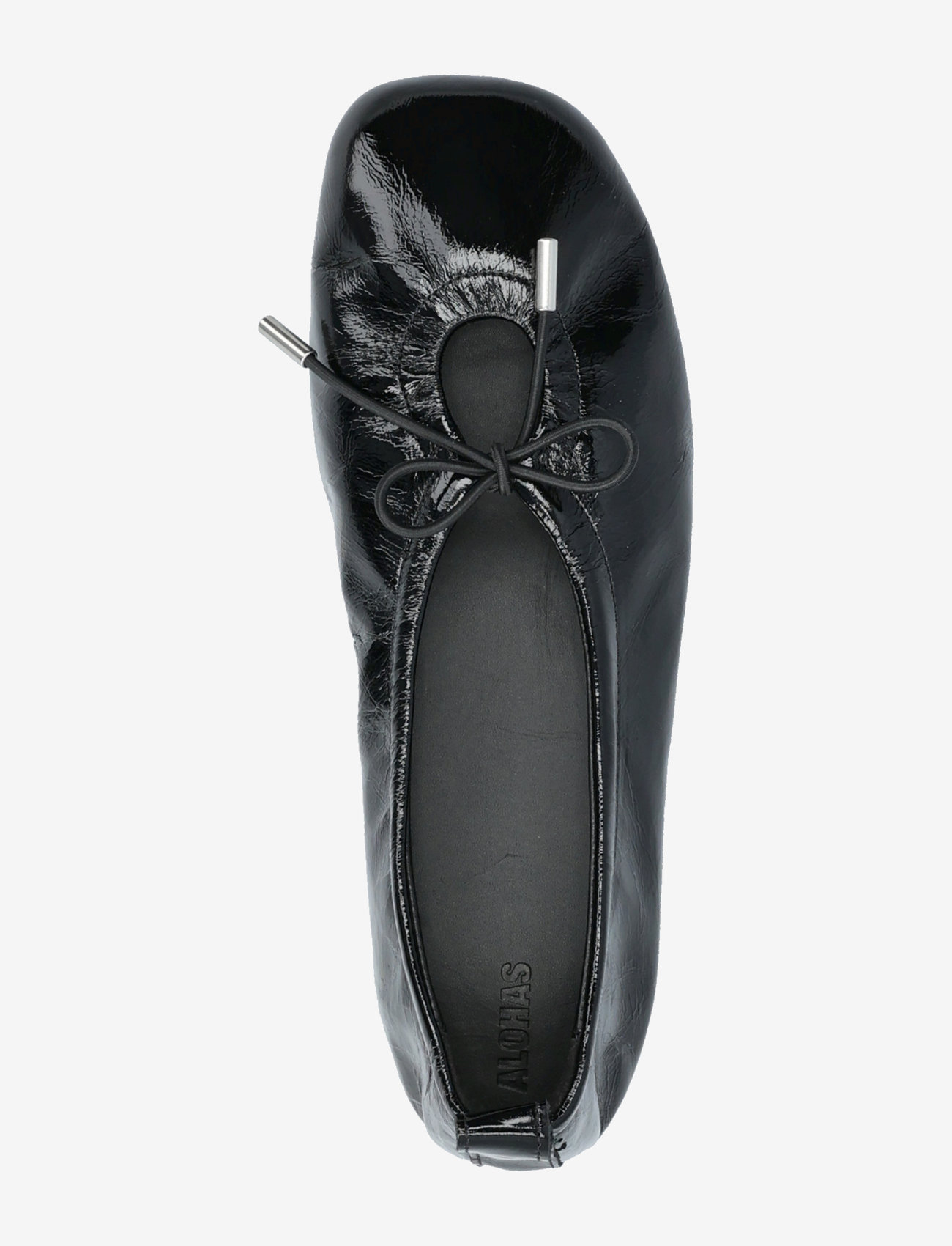 ALOHAS - Rosalind Onix Beige Leather Ballet Flats - speciella tillfällen - black - 3