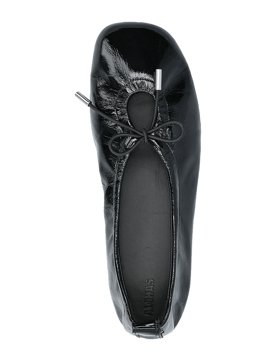 ALOHAS - Rosalind Leather Ballet Flats - erilised sündmused - black - 4