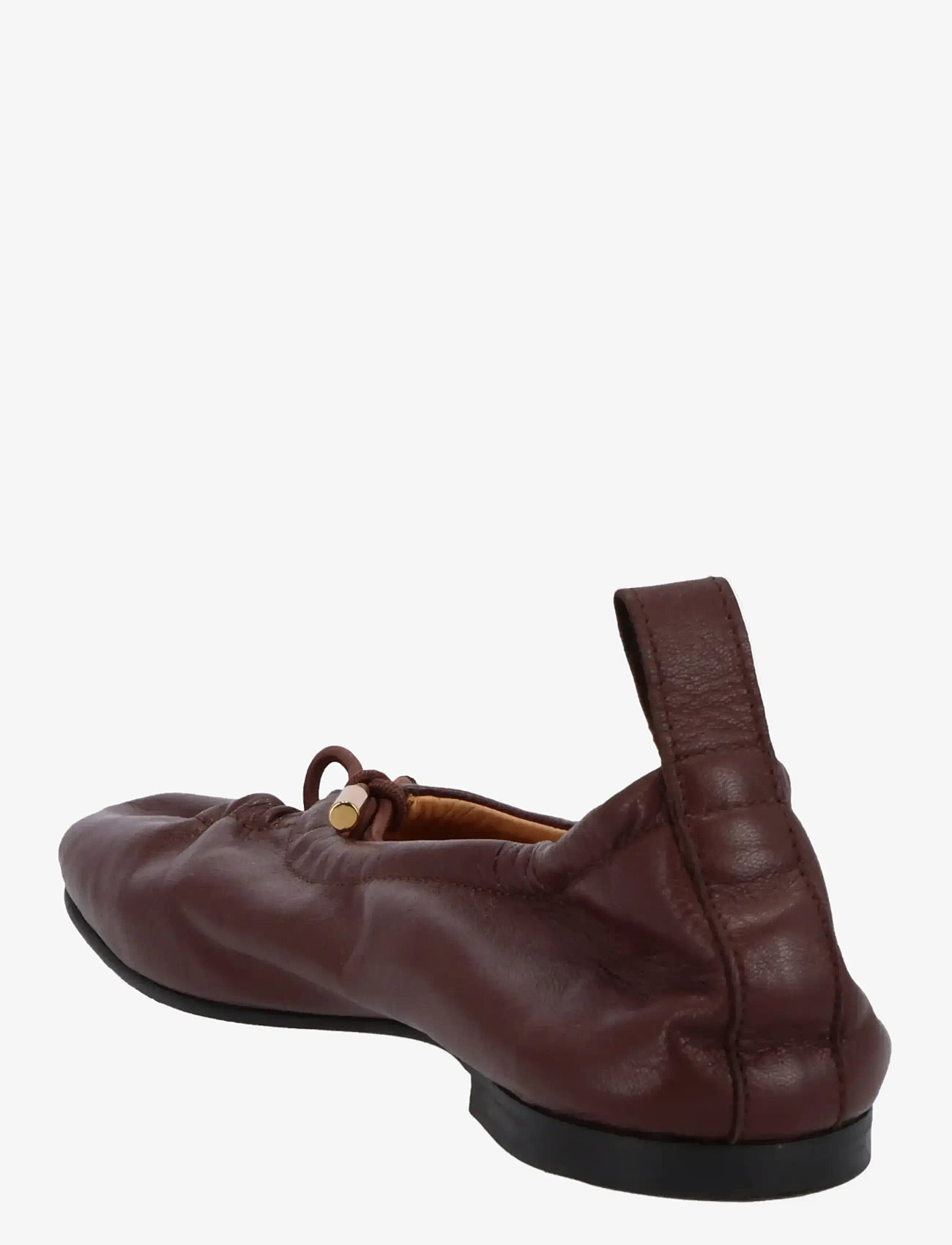 ALOHAS - Rosalind Patent Brown Leather Ballet Flats - særlige begivenheder - brown - 2