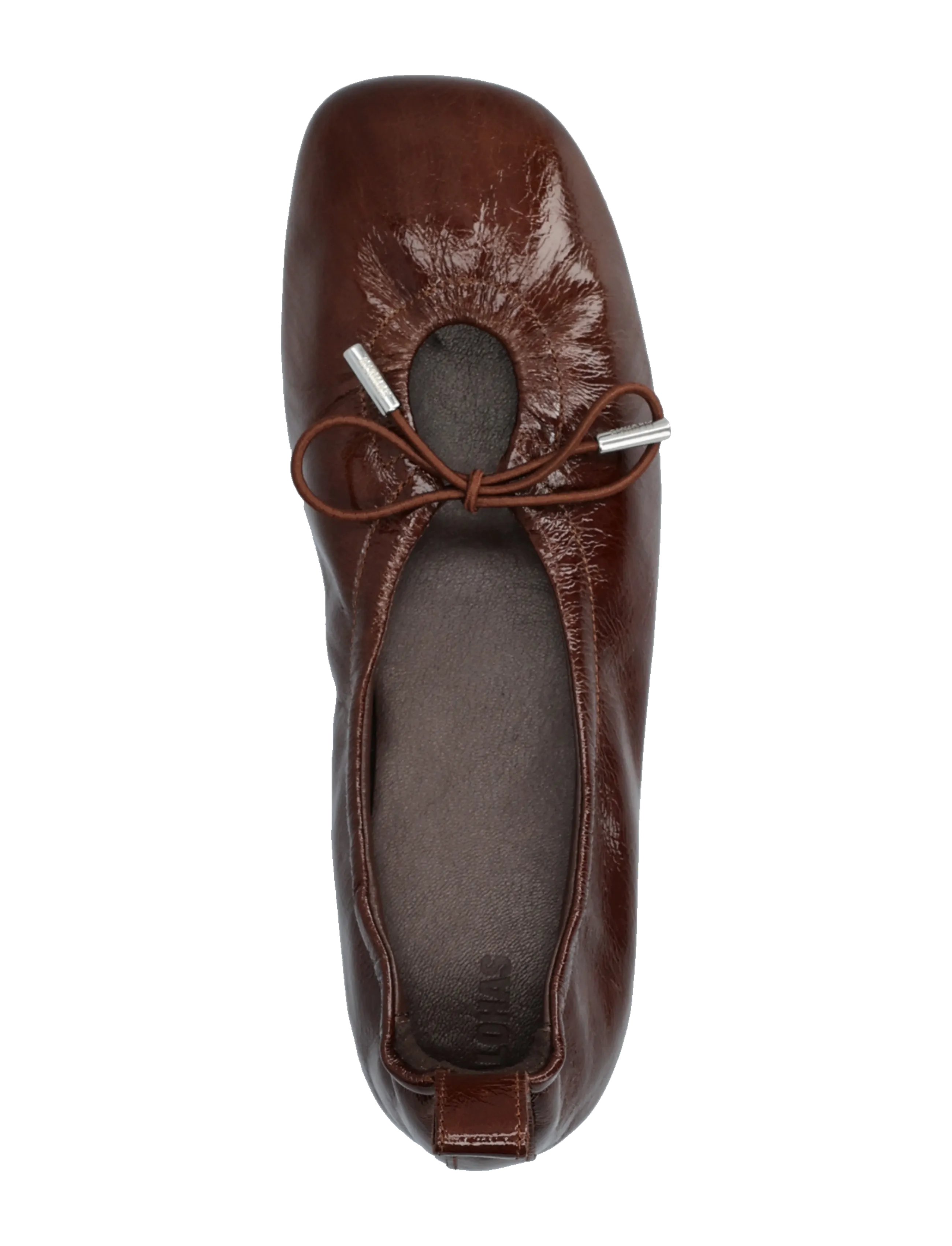 ALOHAS - Rosalind Leather Ballet Flats - erilised sündmused - brown - 2