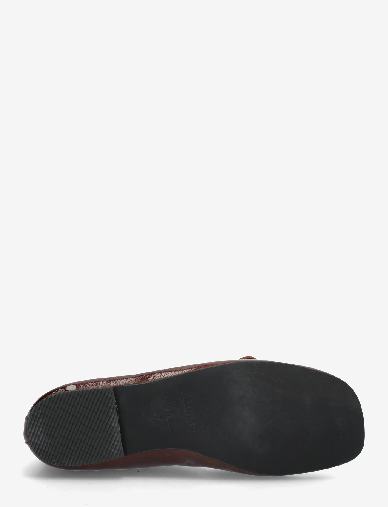 ALOHAS Rosalind Black Patent Leather Ballet Flats (ALHS100776