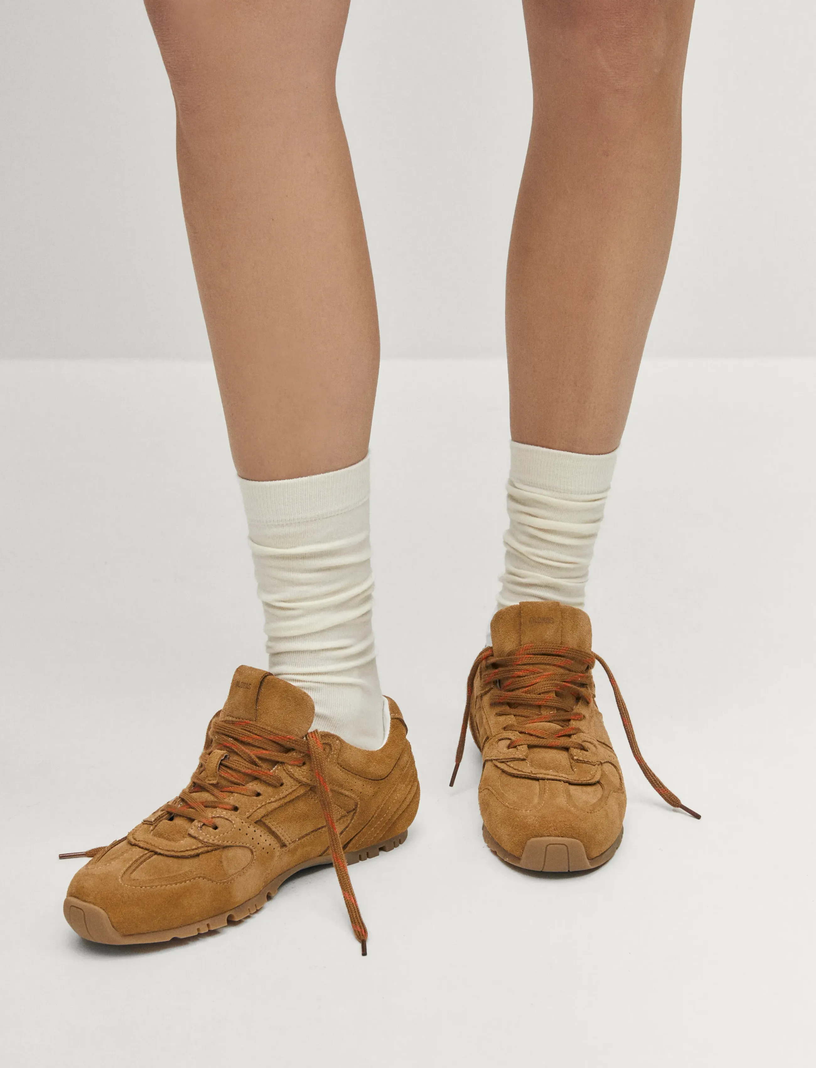 ALOHAS Tb.56 Suede Leather Sneakers, Kvinder, Ruskind Sneakers, Brun, Str: 41