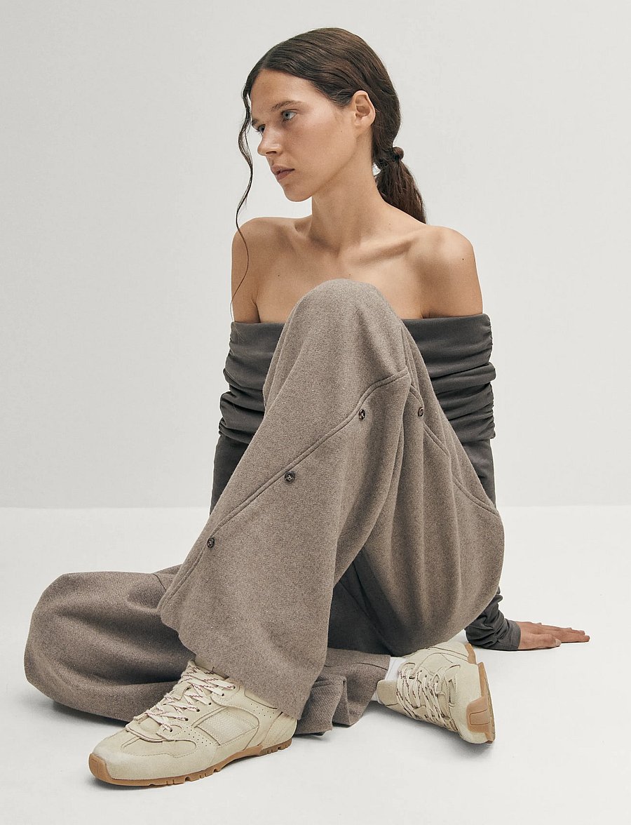 ALOHAS - Tb.56 Suede Leather Sneakers - madala säärega tossud - cream - 0