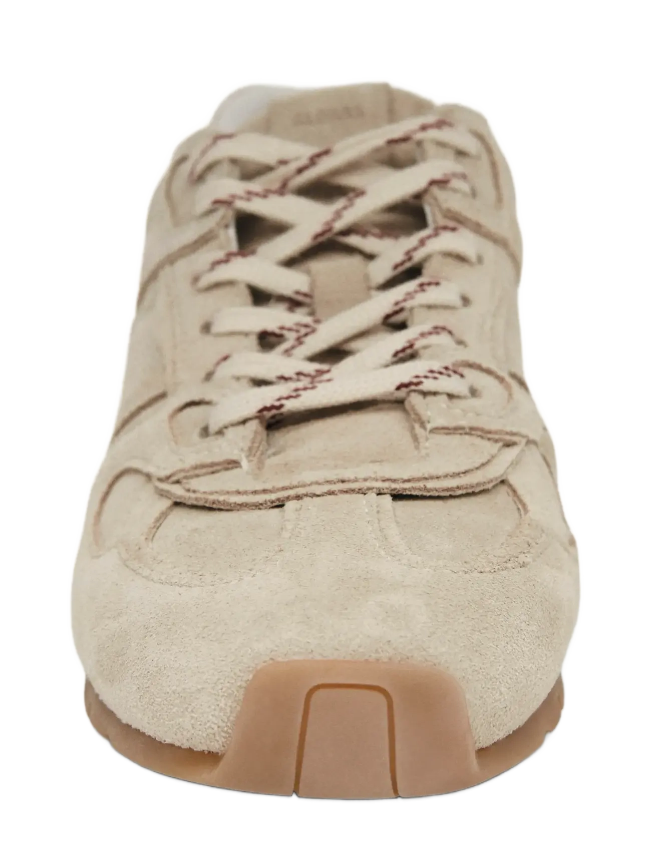 ALOHAS - Tb.56 Suede Brown Leather Sneakers - madala säärega tossud - cream - 5