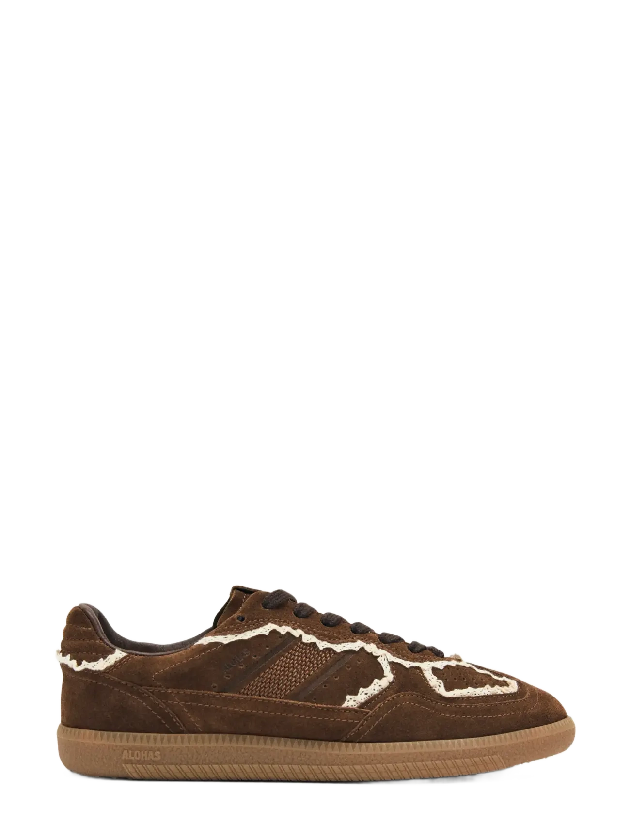ALOHAS - Tb.490 Crochet Leather Sneakers - konfirmationstøj - chocolate brown - 2