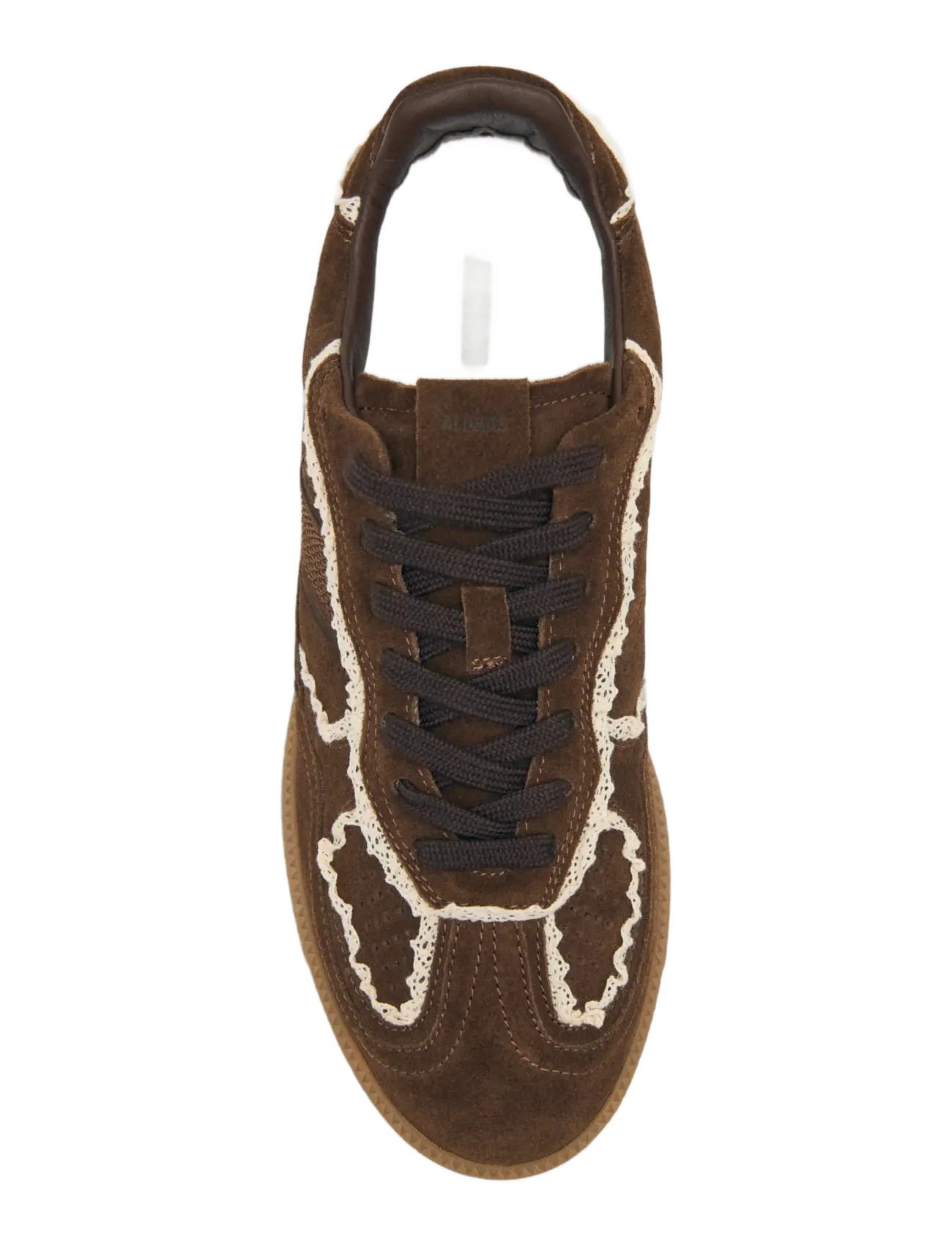 ALOHAS - Tb.490 Crochet Leather Sneakers - konfirmationstøj - chocolate brown - 3