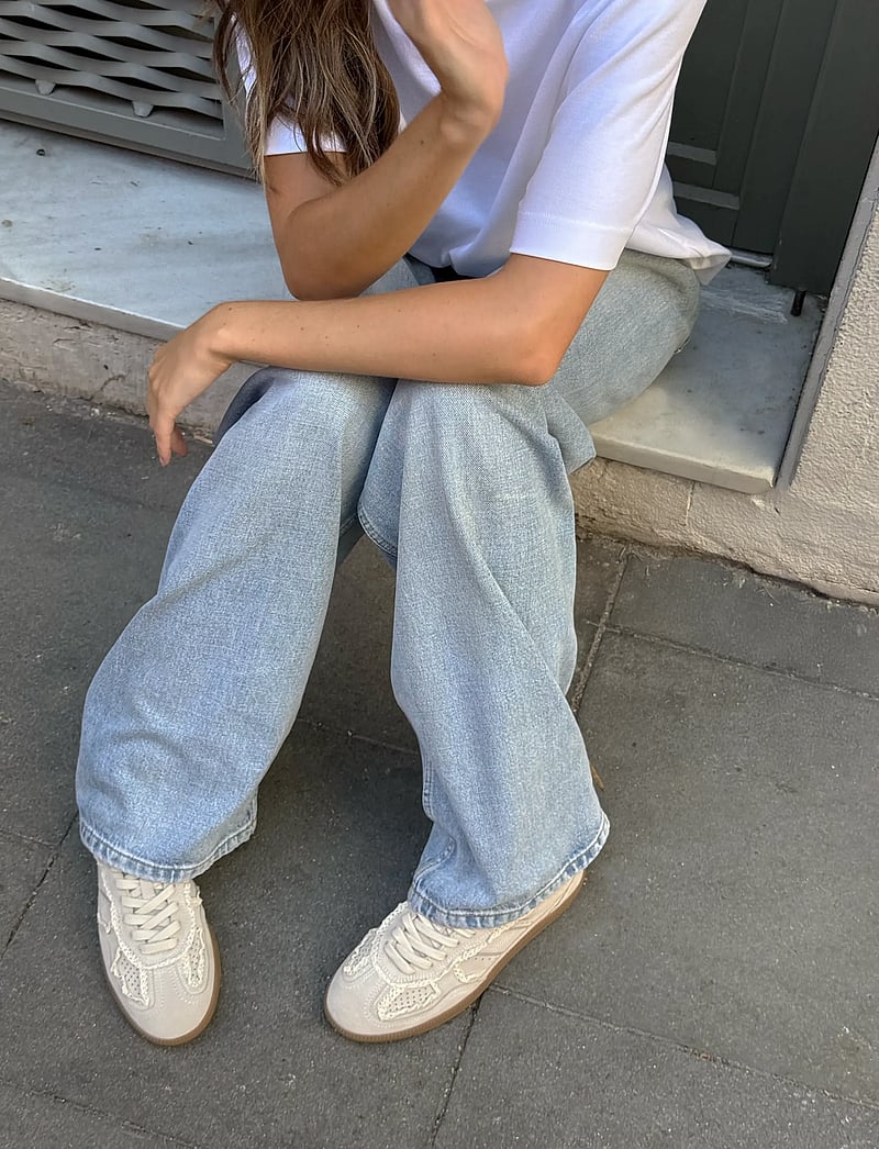 ALOHAS - Tb.490 Crochet Cream Leather Sneakers - låga sneakers - crochet cream - 0