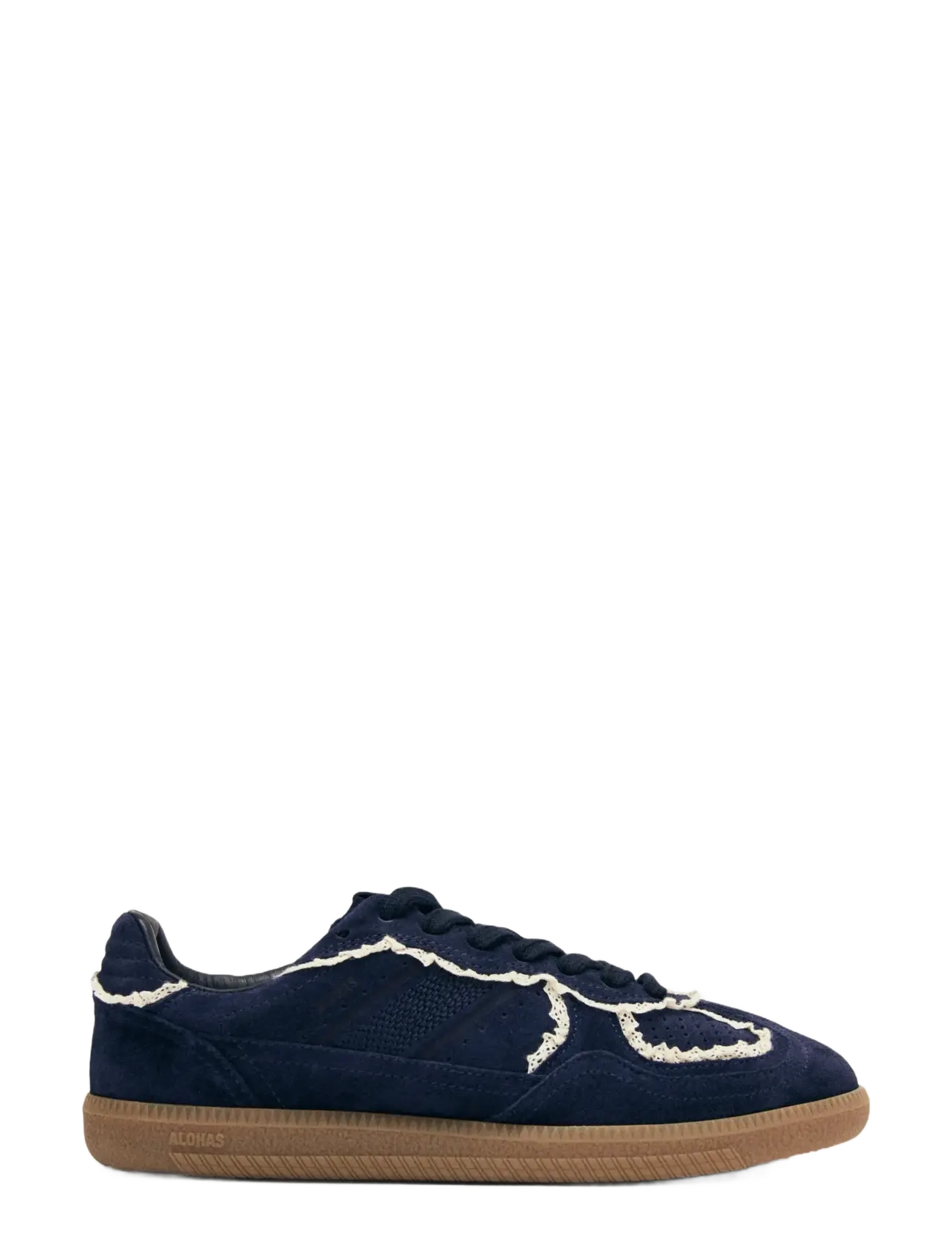 ALOHAS - Tb.490 Crochet Leather Sneakers - konfirmationstøj - navy - 1
