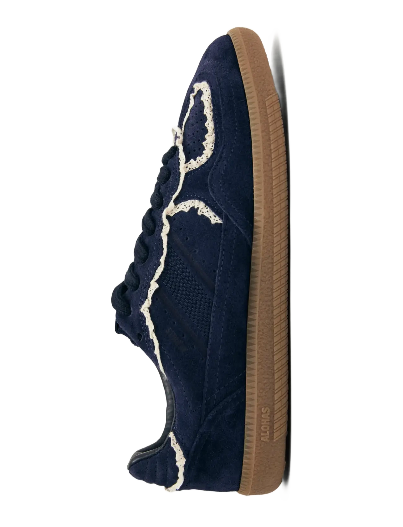 ALOHAS - Tb.490 Crochet Leather Sneakers - konfirmationstøj - navy - 3
