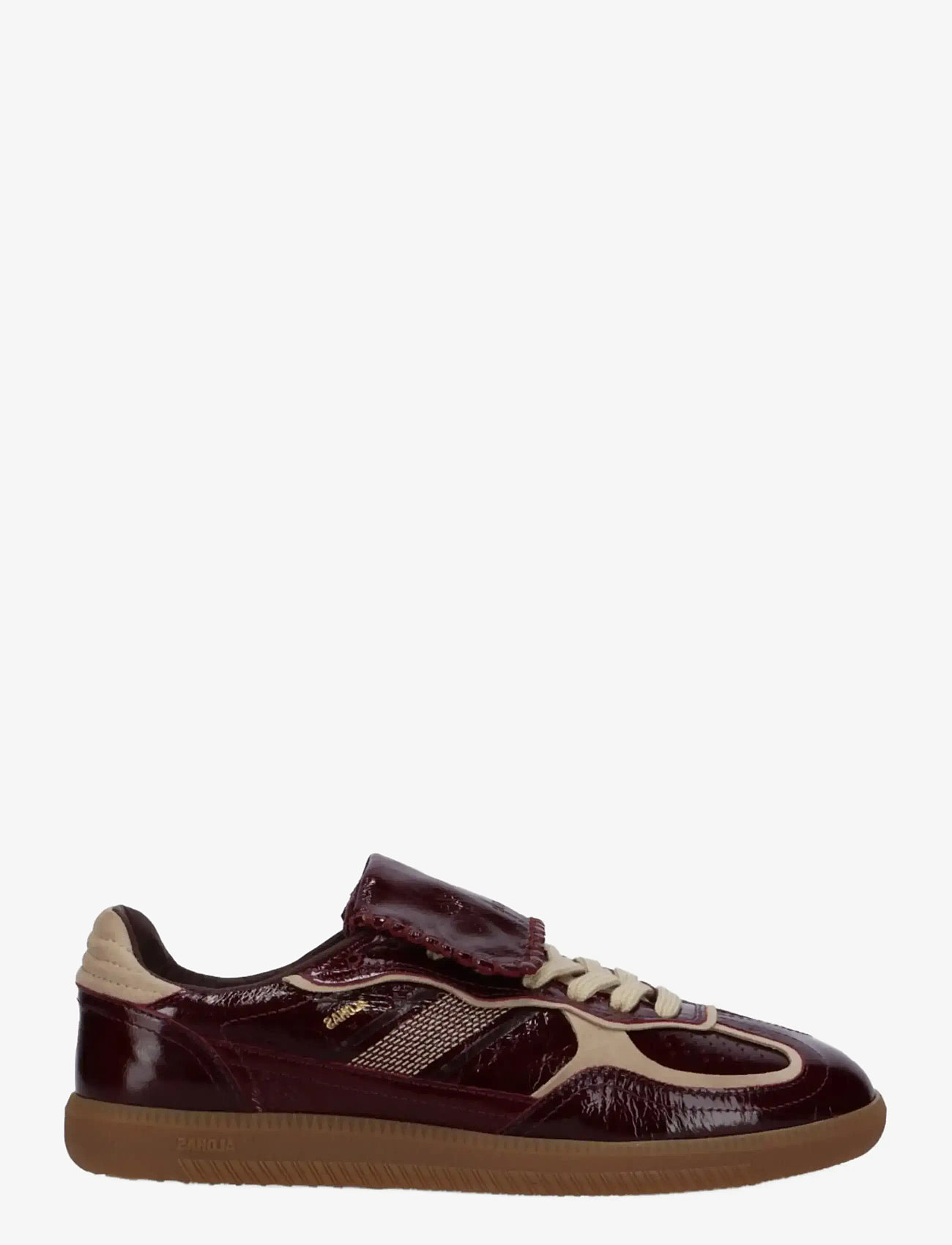 ALOHAS - Tb.490 Club Deep Burgundy Patent Leather Sneakers - niedrige sneakers - burgundy - 1