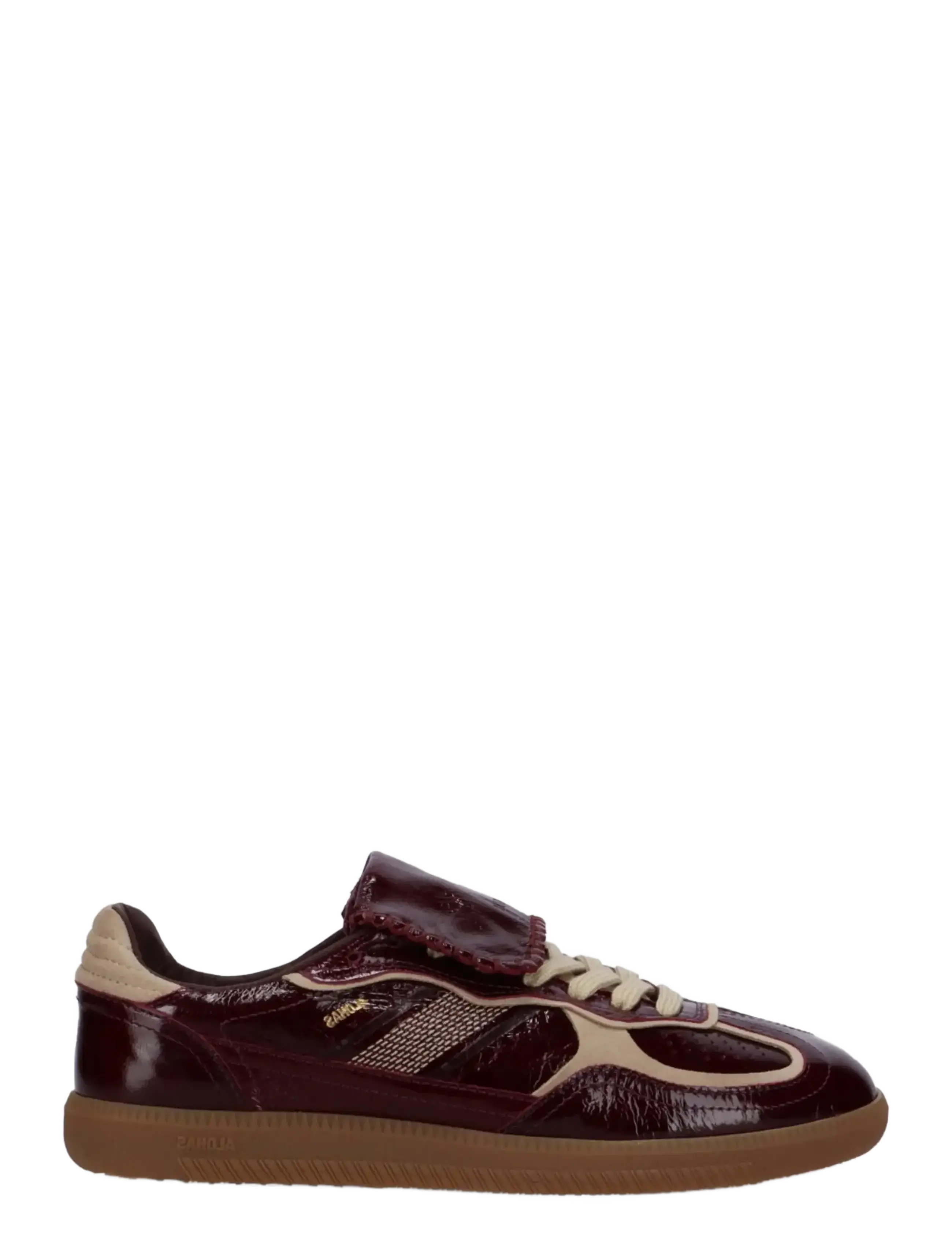 ALOHAS - Tb.490 Club Deep Burgundy Patent Leather Sneakers - lave sneakers - burgundy - 2