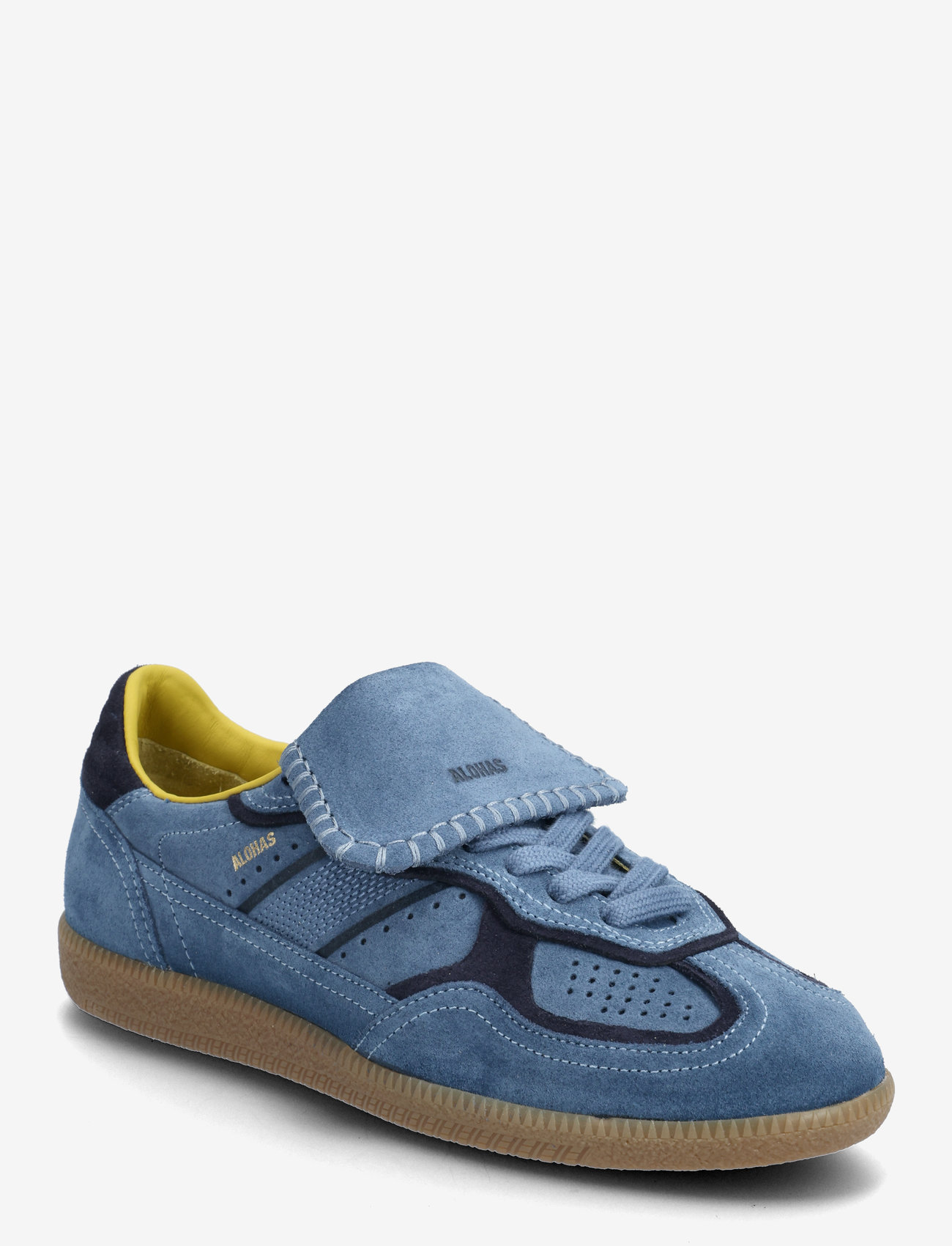 ALOHAS - Tb.490 Club Suede Blue Leather Sneakers - lave sneakers - blue - 0