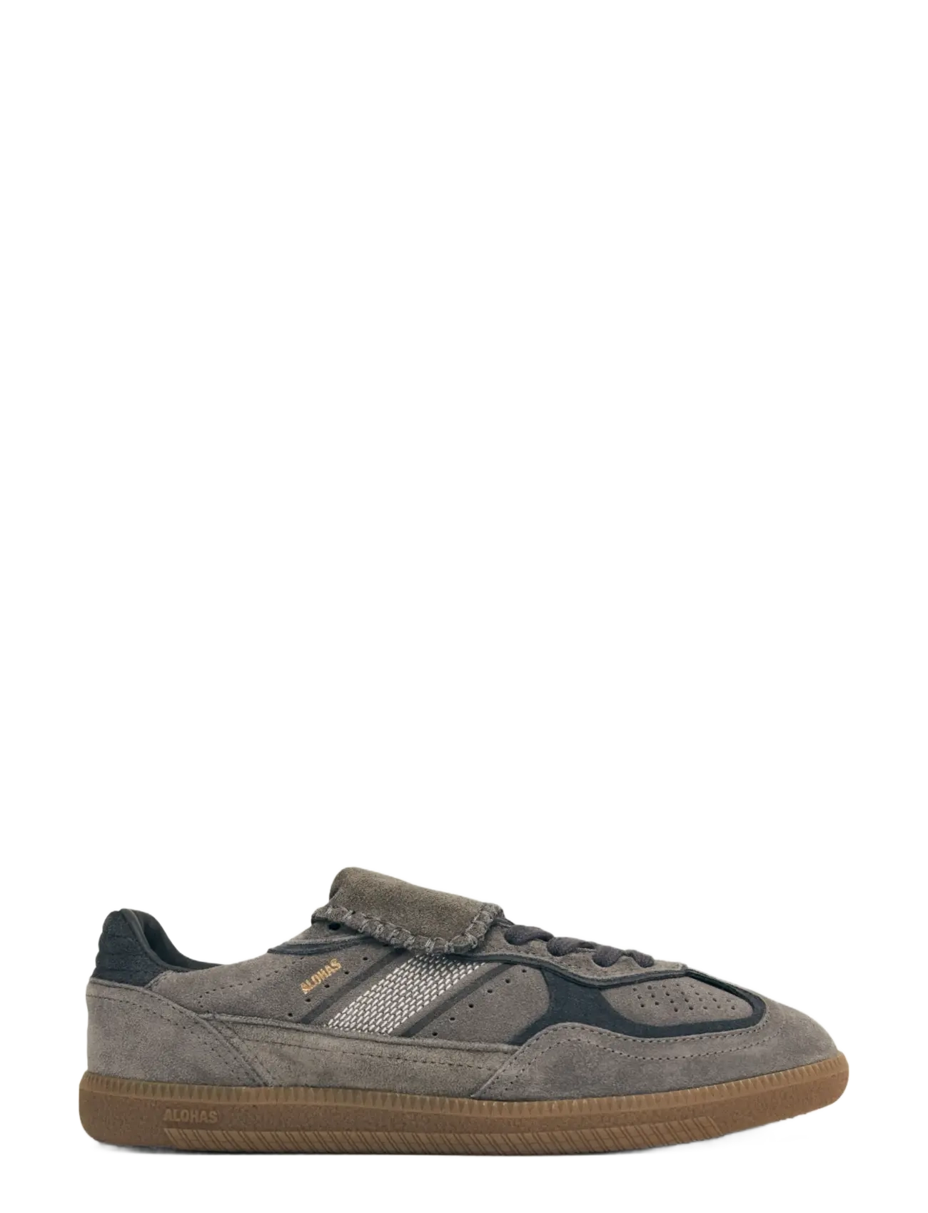 ALOHAS - Tb.490 Club Suede Dark Grey Leather Sneakers - låga sneakers - castor grey - 1