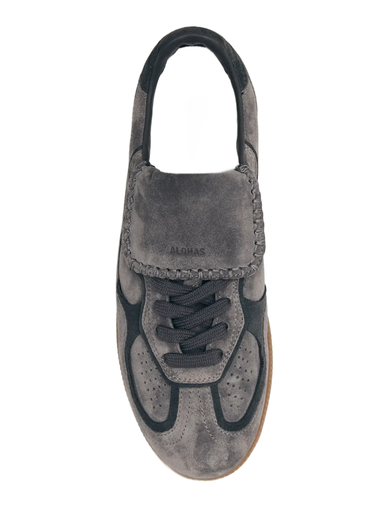 ALOHAS - Tb.490 Club Suede Dark Grey Leather Sneakers - låga sneakers - castor grey - 2