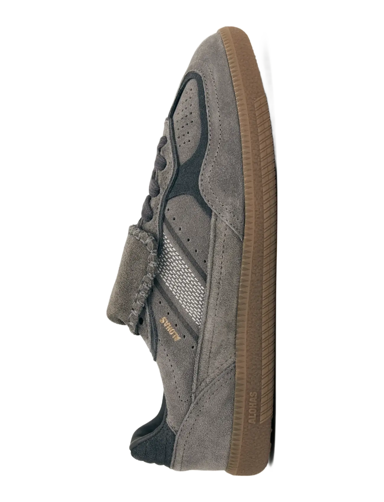 ALOHAS - Tb.490 Club Suede Dark Grey Leather Sneakers - låga sneakers - castor grey - 3