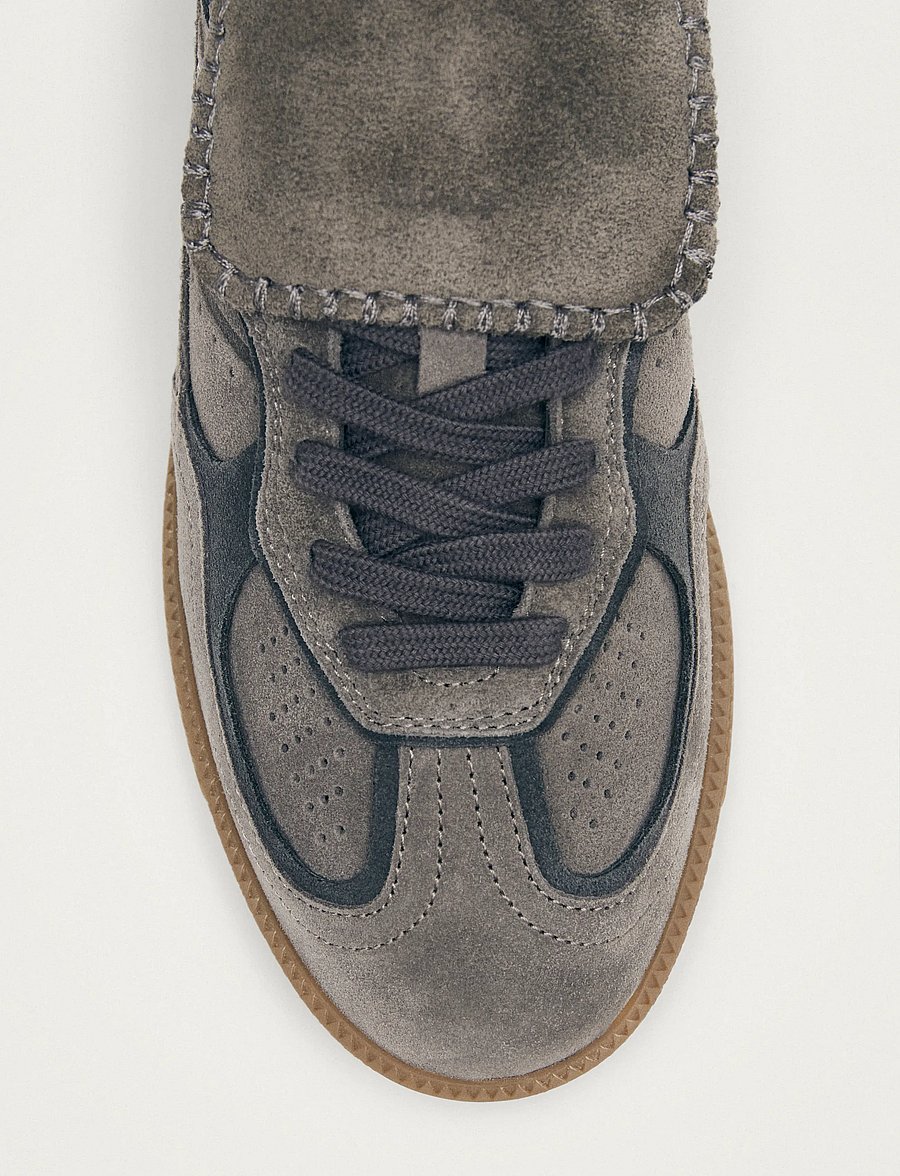 ALOHAS - Tb.490 Club Suede Leather Sneakers - lave sneakers - castor grey - 4