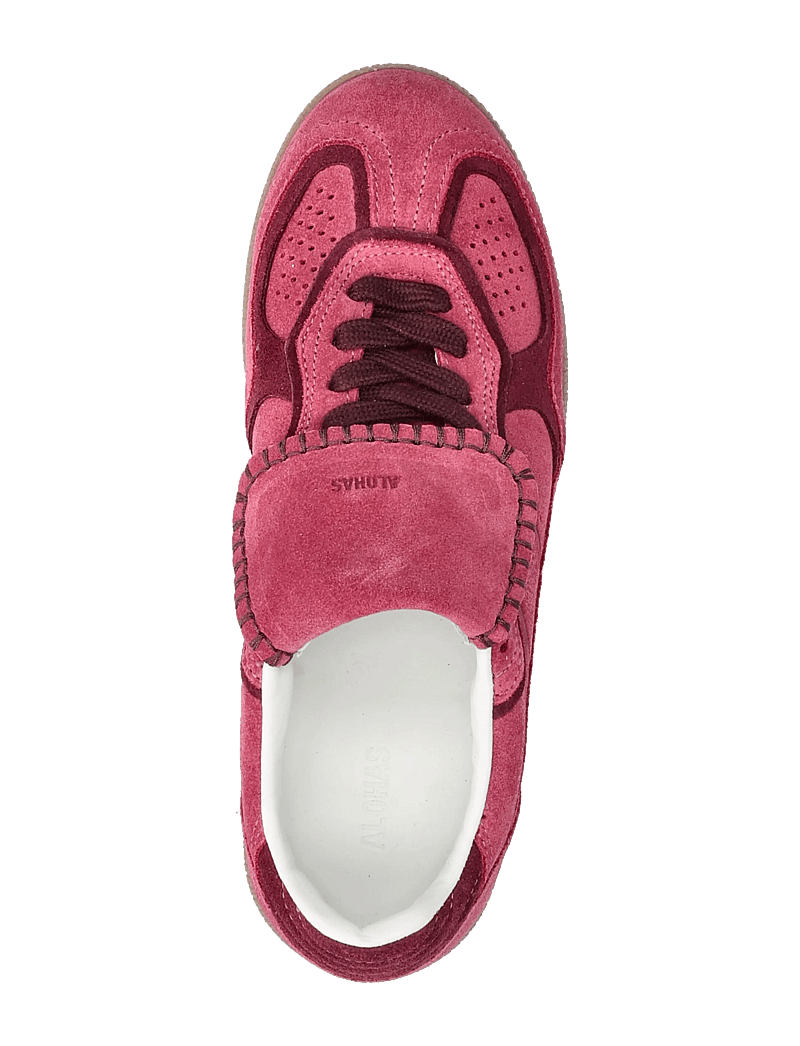 ALOHAS - Tb.490 Club Suede Dark Grey Leather Sneakers - niedrige sneakers - dahlia mauve - 4