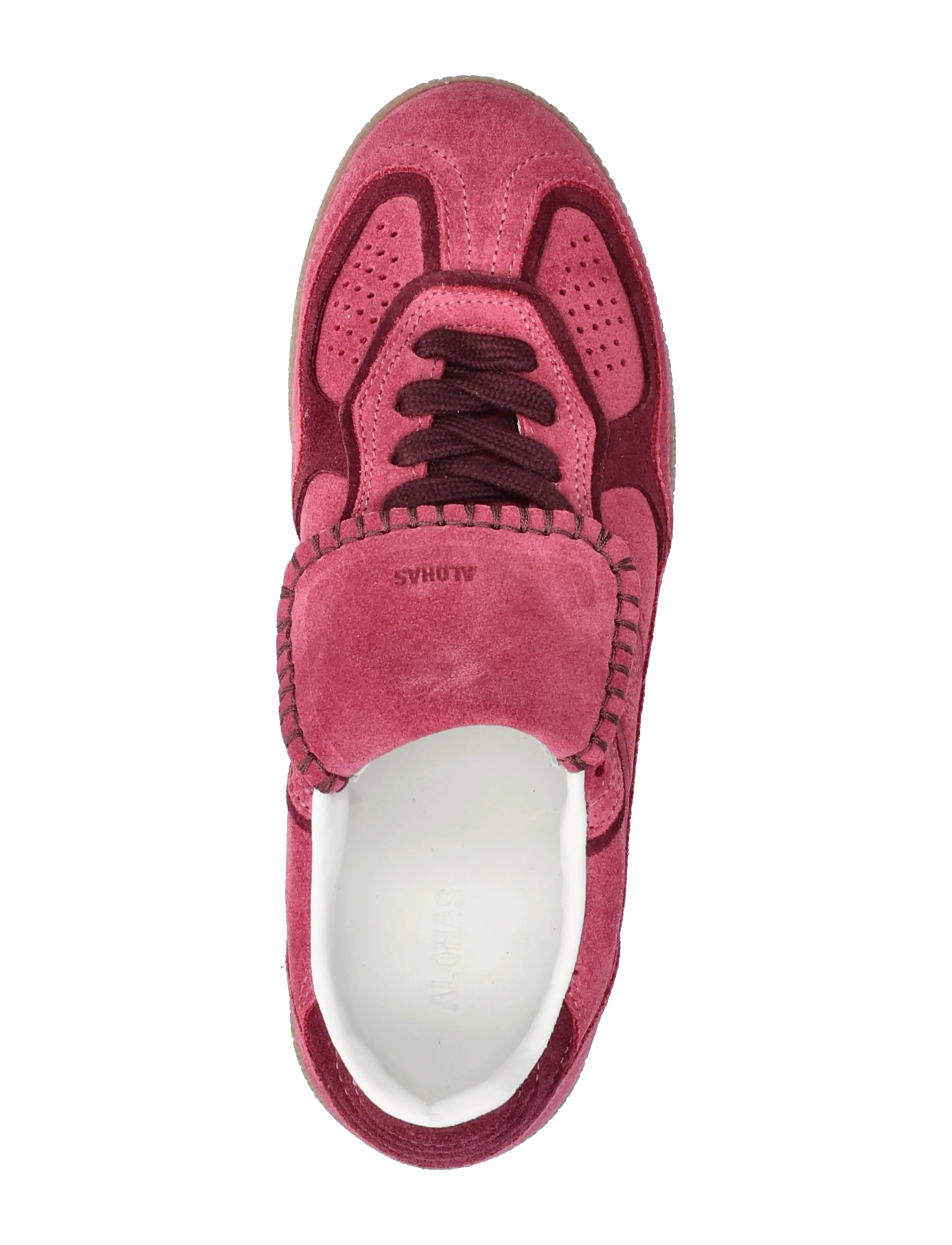 ALOHAS - Tb.490 Club Suede Dark Grey Leather Sneakers - madala säärega tossud - dahlia mauve - 4