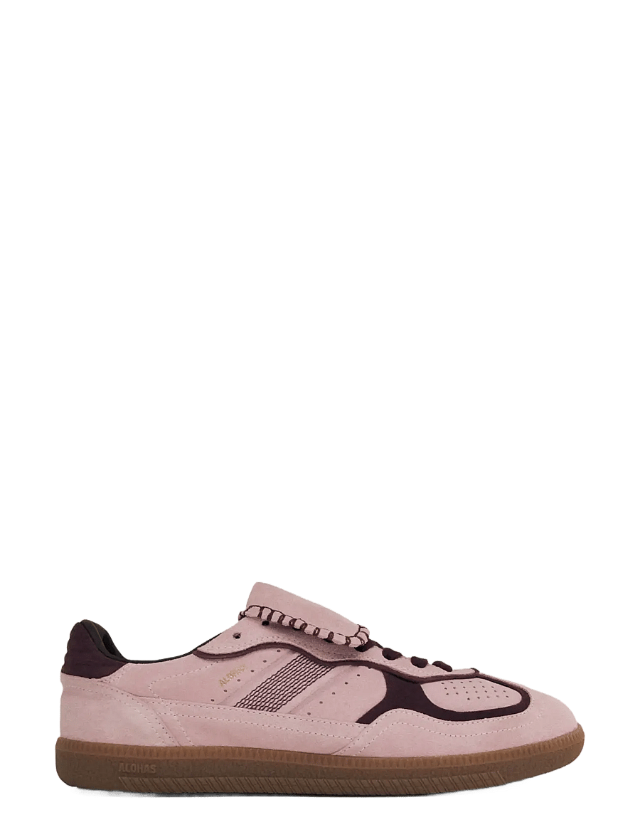 ALOHAS - Tb.490 Club Suede Dark Grey Leather Sneakers - baskets basses - pink nectar - 2