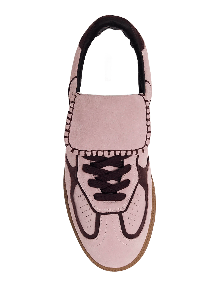 ALOHAS - Tb.490 Club Suede Dark Grey Leather Sneakers - baskets basses - pink nectar - 3