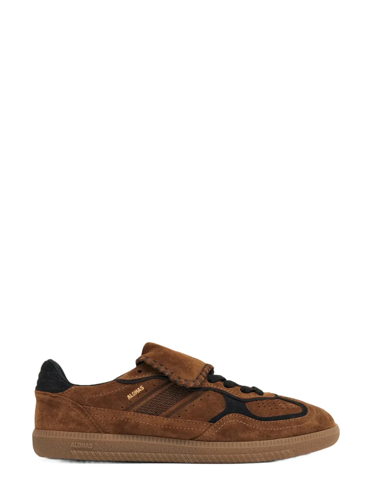 ALOHAS - Tb.490 Club Suede Dark Grey Leather Sneakers - lave sneakers - tobacco brown - 2