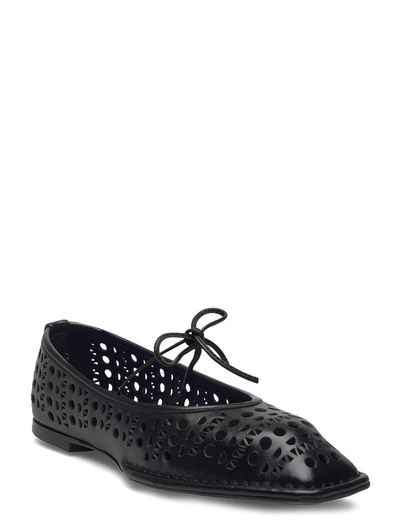 ALOHAS - Sway Slit Leather Ballet Flats - special occasions - black - 0