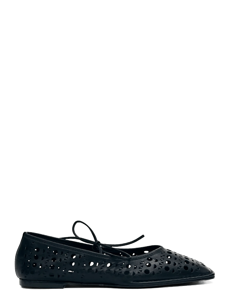 ALOHAS - Sway Slit Leather Ballet Flats - special occasions - black - 1