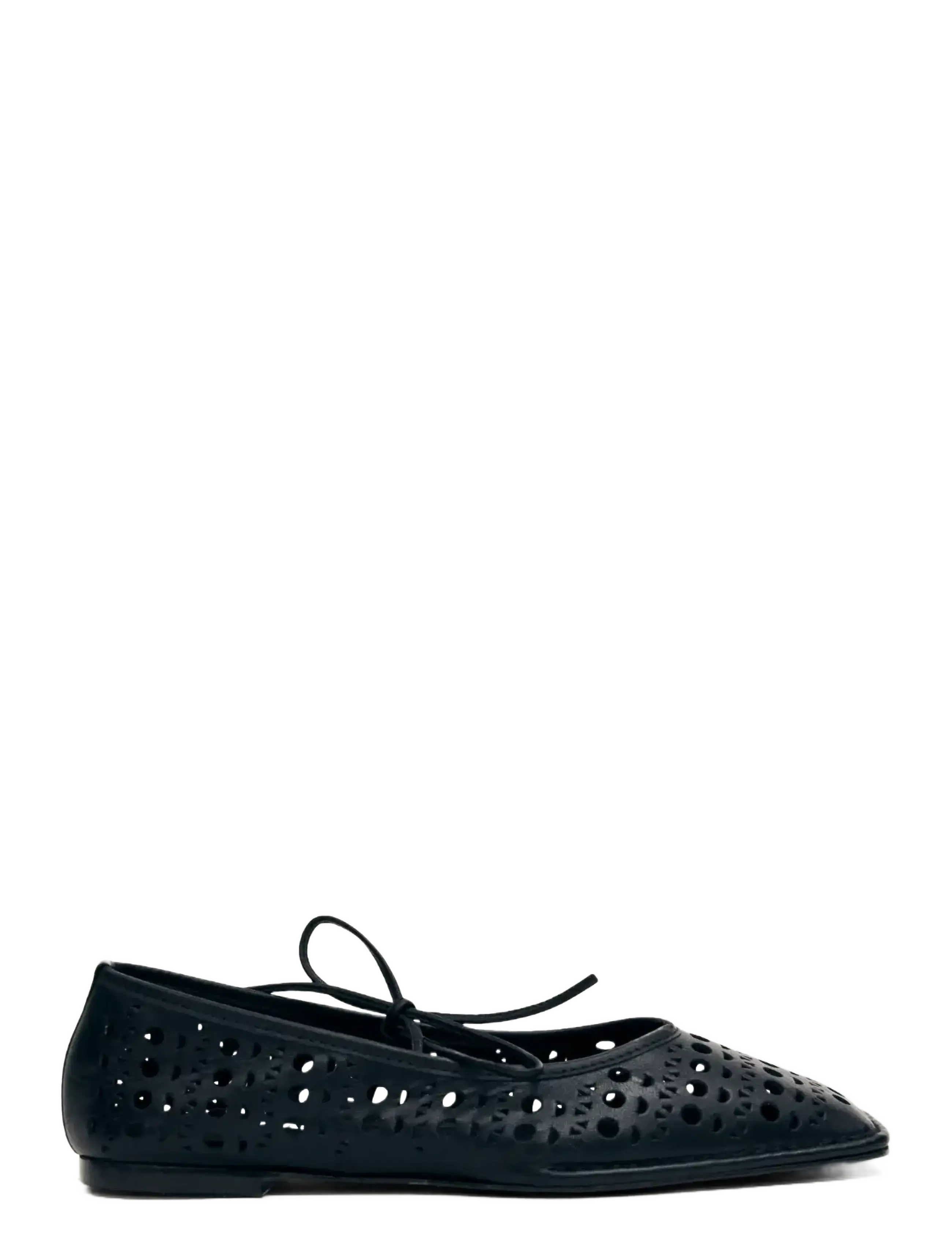 ALOHAS - Sway Slit Leather Ballet Flats - fyrir sérstaka viðburði - black - 1