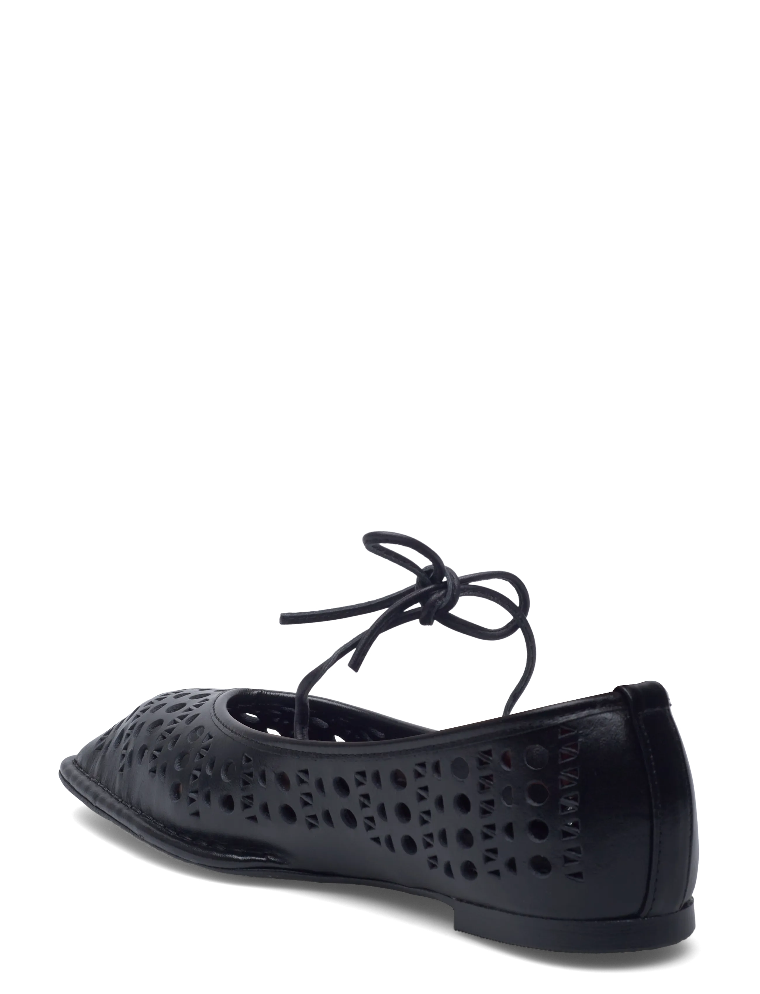 ALOHAS - Sway Slit Leather Ballet Flats - fyrir sérstaka viðburði - black - 2