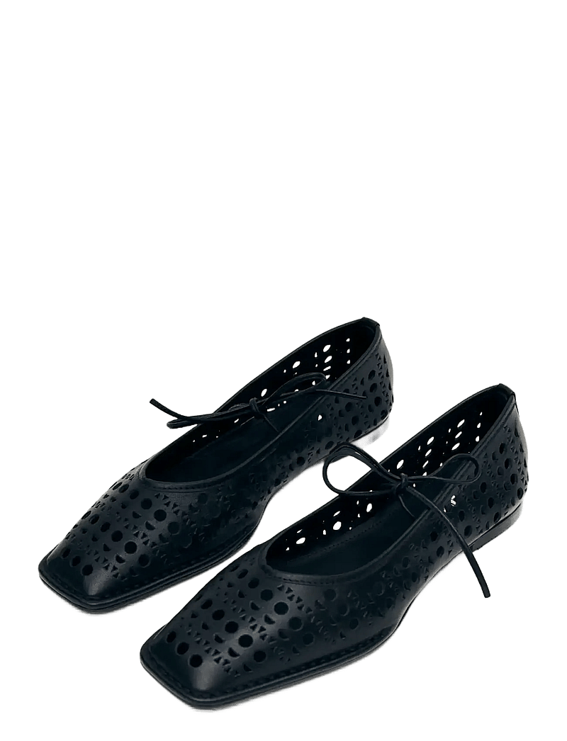 ALOHAS - Sway Slit Leather Ballet Flats - special occasions - black - 4