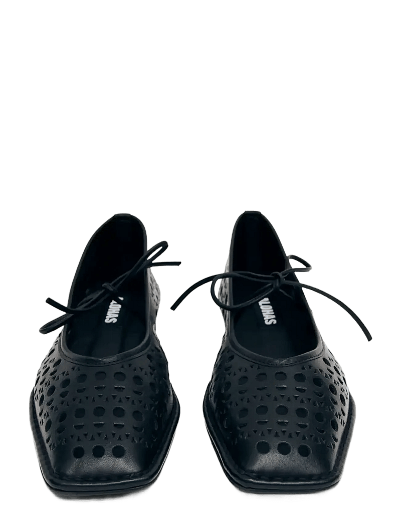 ALOHAS - Sway Slit Leather Ballet Flats - special occasions - black - 5