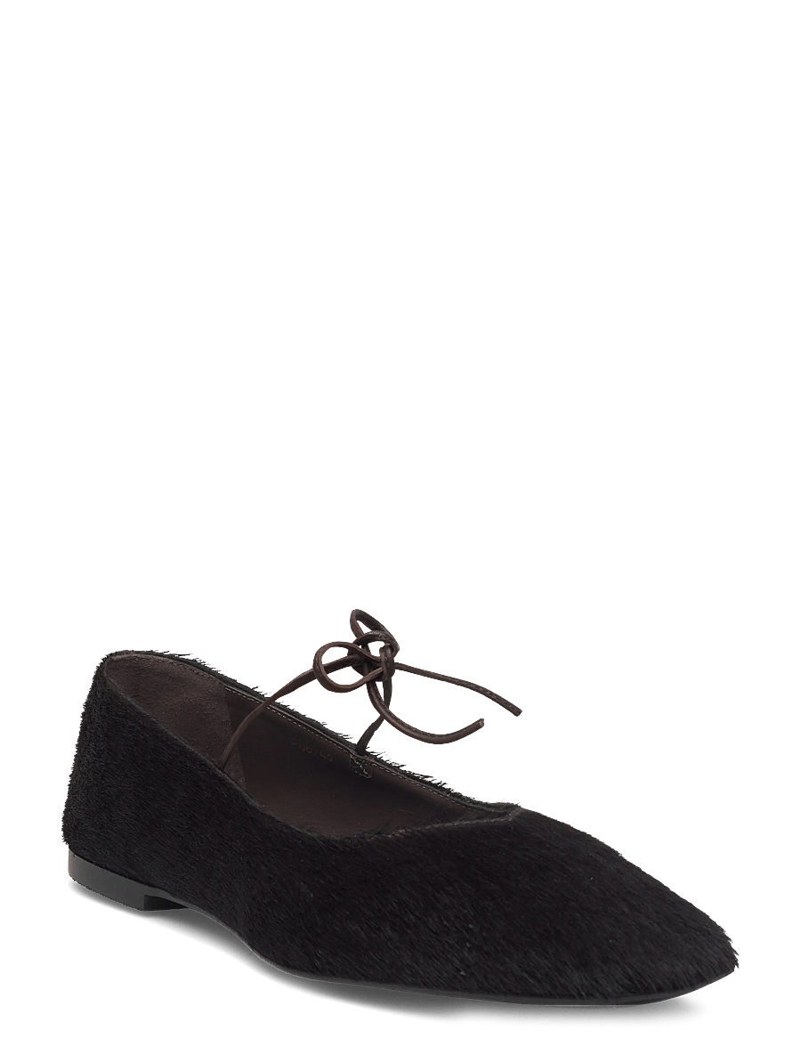 ALOHAS - Sway Slit Leather Ballet Flats - brown - 0