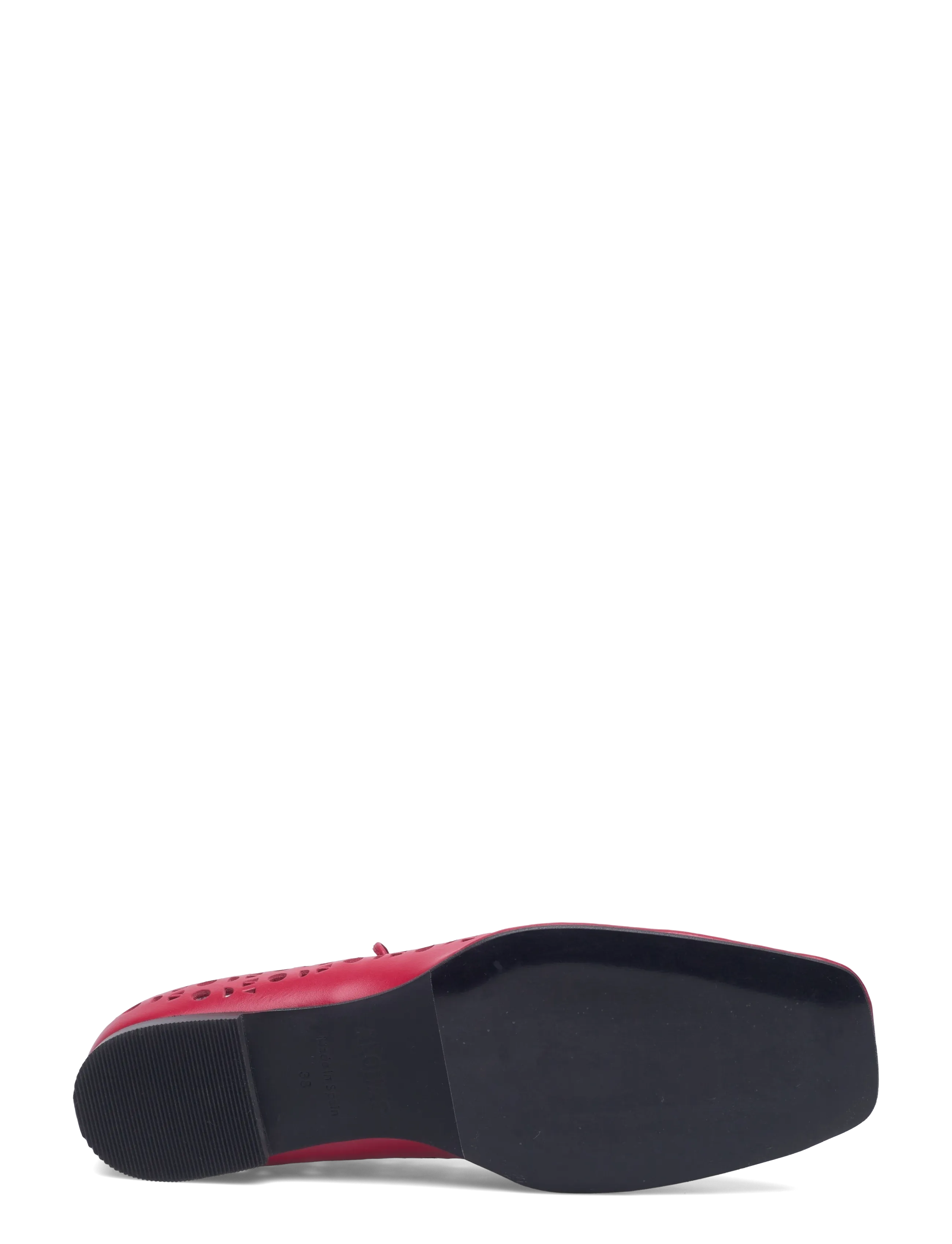 ALOHAS - Sway Slit Leather Ballet Flats - besondere anlässe - red - 4