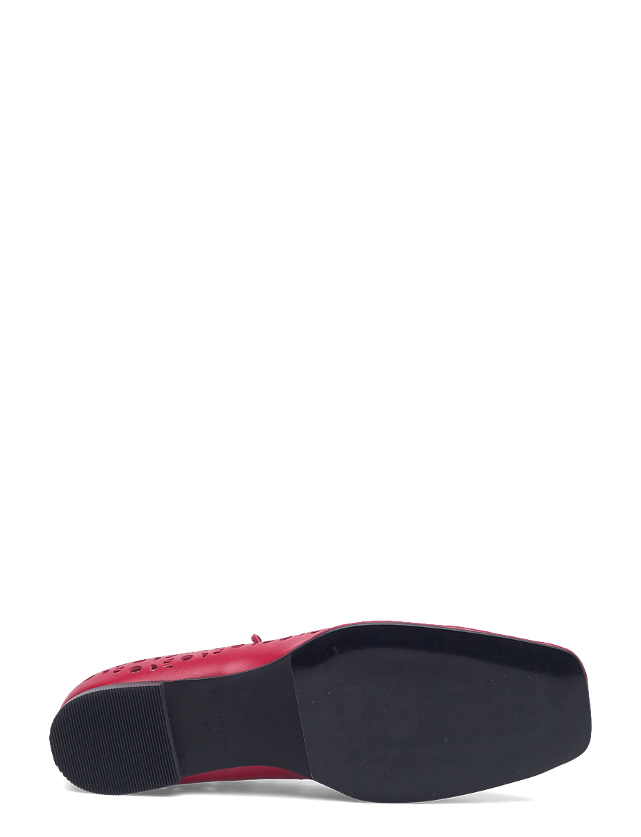 ALOHAS - Sway Slit Leather Ballet Flats - besondere anlässe - red - 4