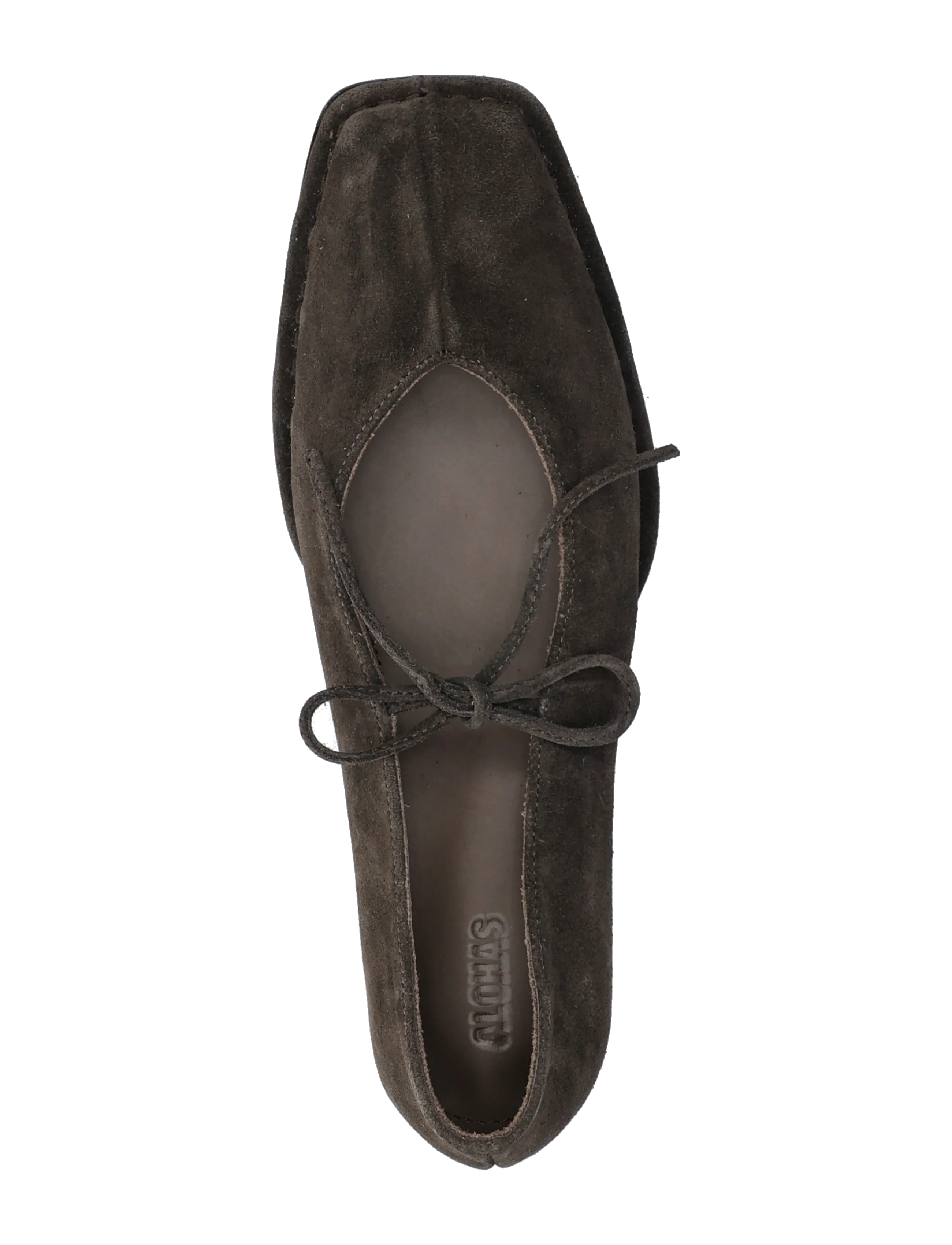 ALOHAS - Sway Suede Tan Leather Ballet Flats - spesielle anledninger - coffee brown - 3