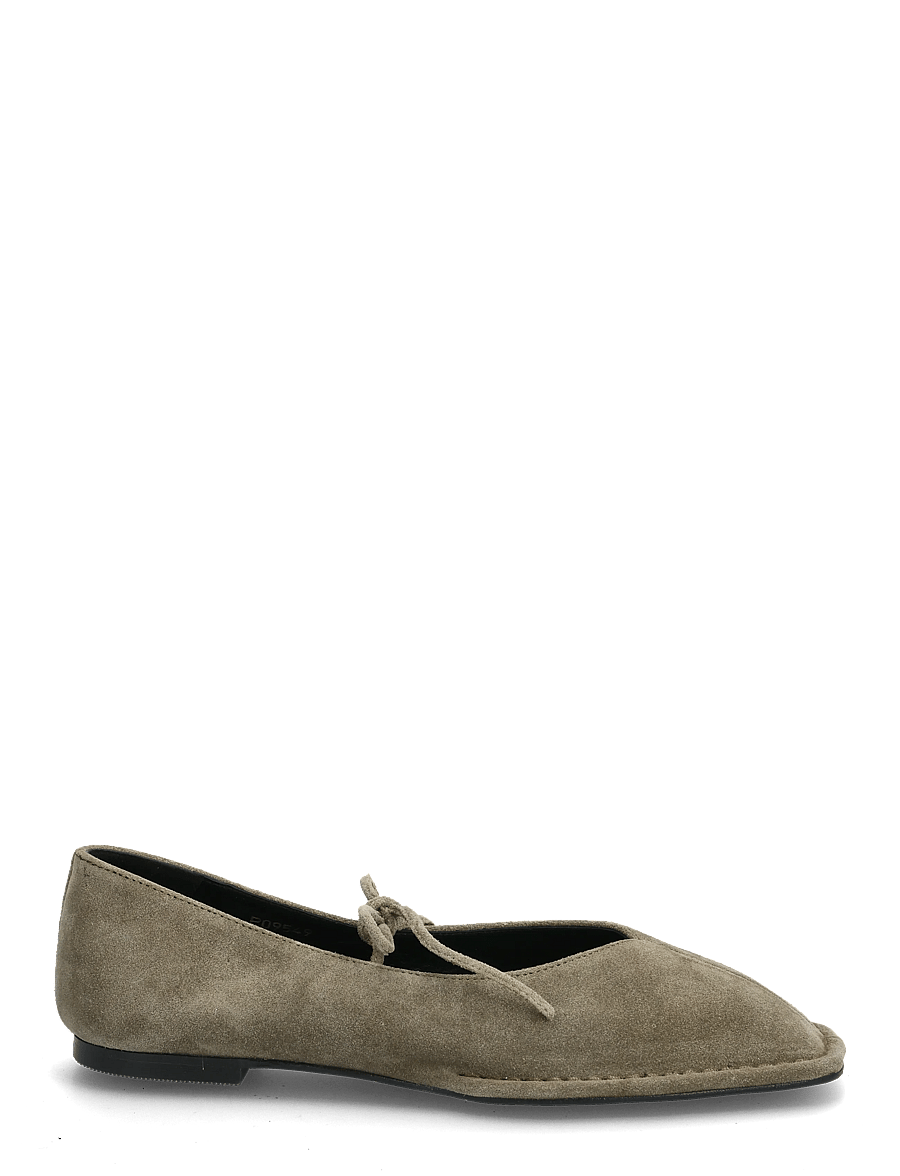 ALOHAS - Sway Suede Tan Leather Ballet Flats - spesielle anledninger - khaki - 2