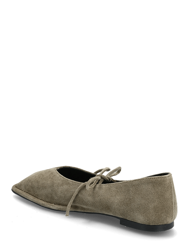 ALOHAS - Sway Suede Tan Leather Ballet Flats - erilised sündmused - khaki - 2