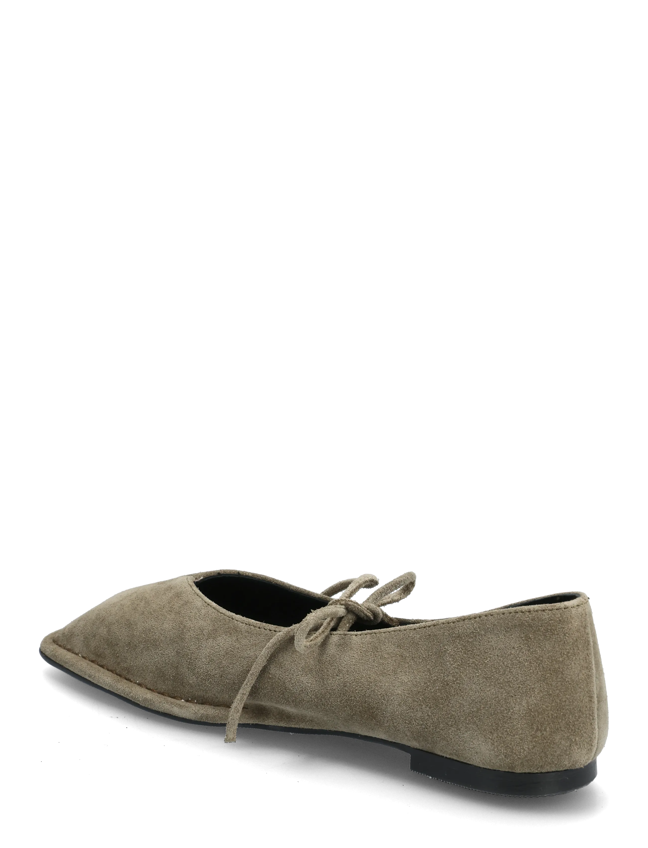 ALOHAS - Sway Suede Tan Leather Ballet Flats - speciella tillfällen - khaki - 3