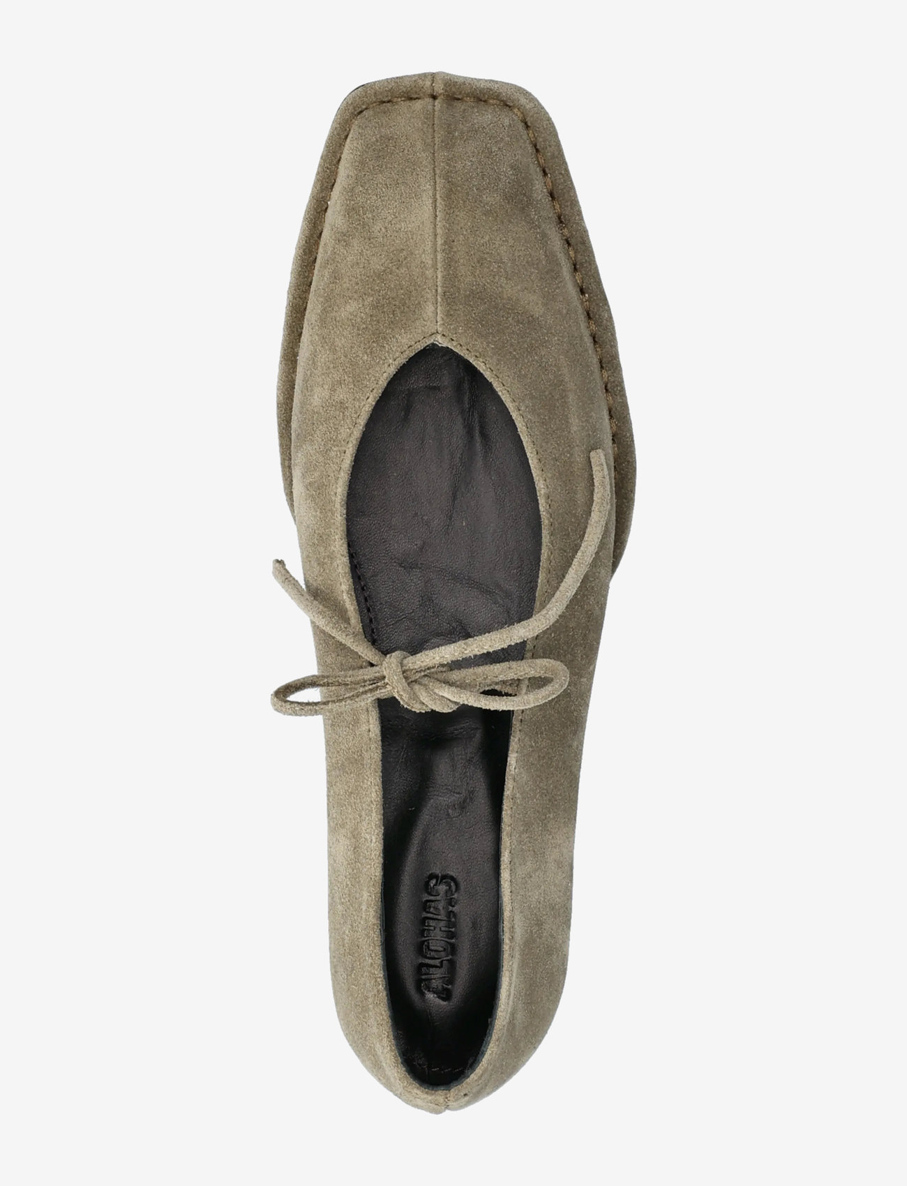 ALOHAS - Sway Suede Tan Leather Ballet Flats - special occasions - khaki - 3