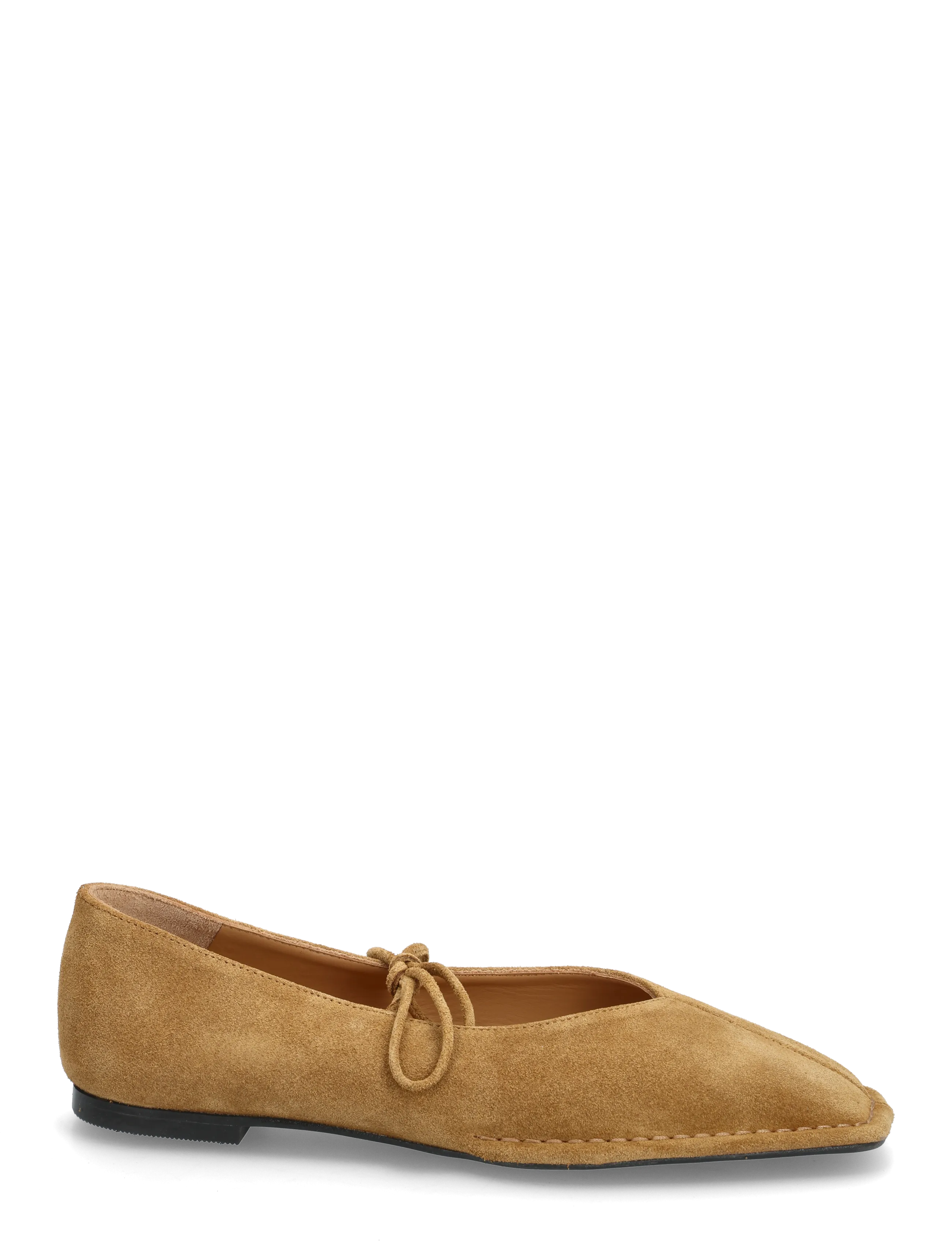 ALOHAS - Sway Suede Tan Leather Ballet Flats - special occasions - tan - 1